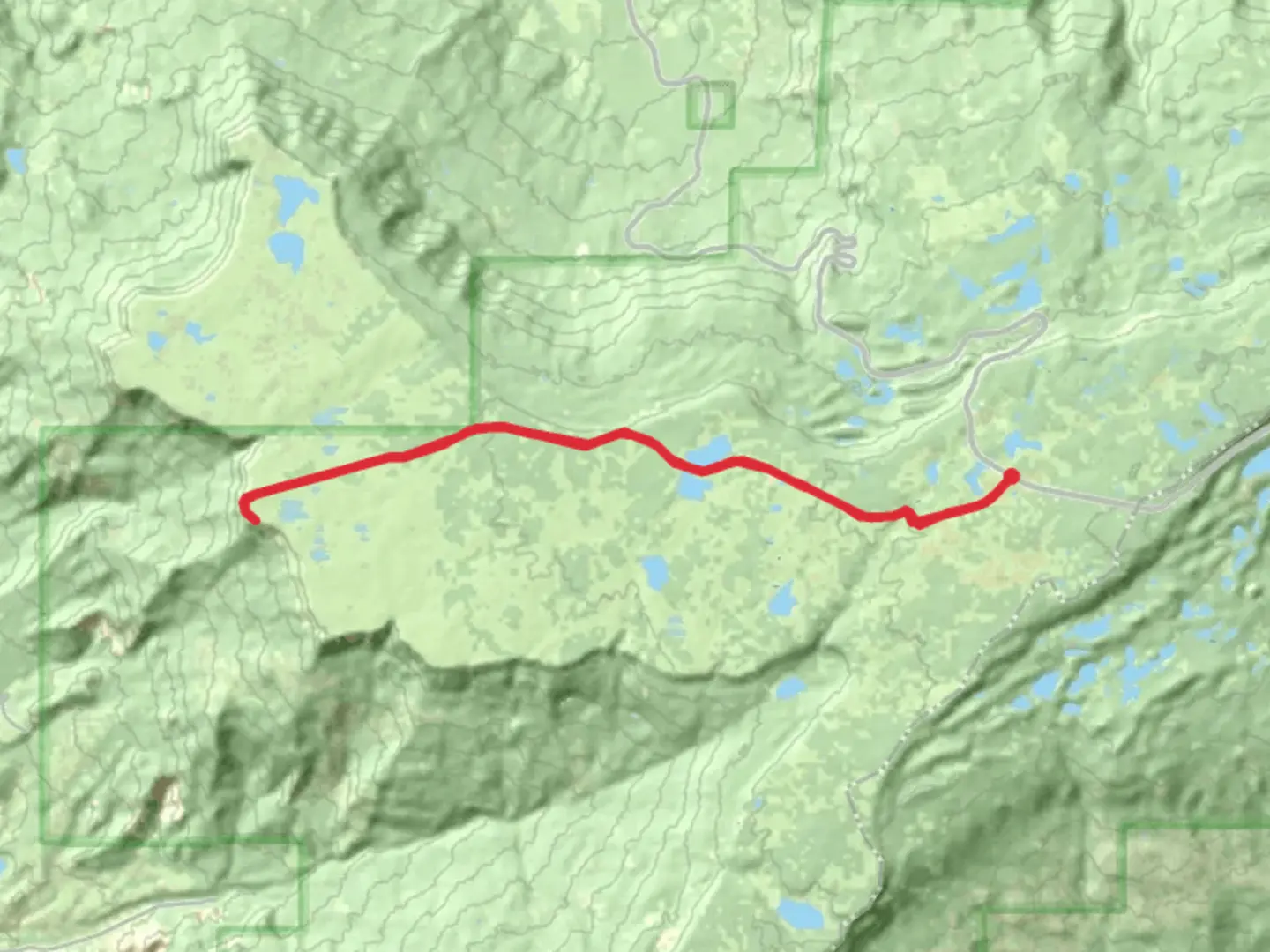 An image depicting the trail Anderson Reservoirs Road Trail and its surrounding area.