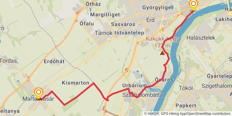 Sultans Trail stage 19 Map