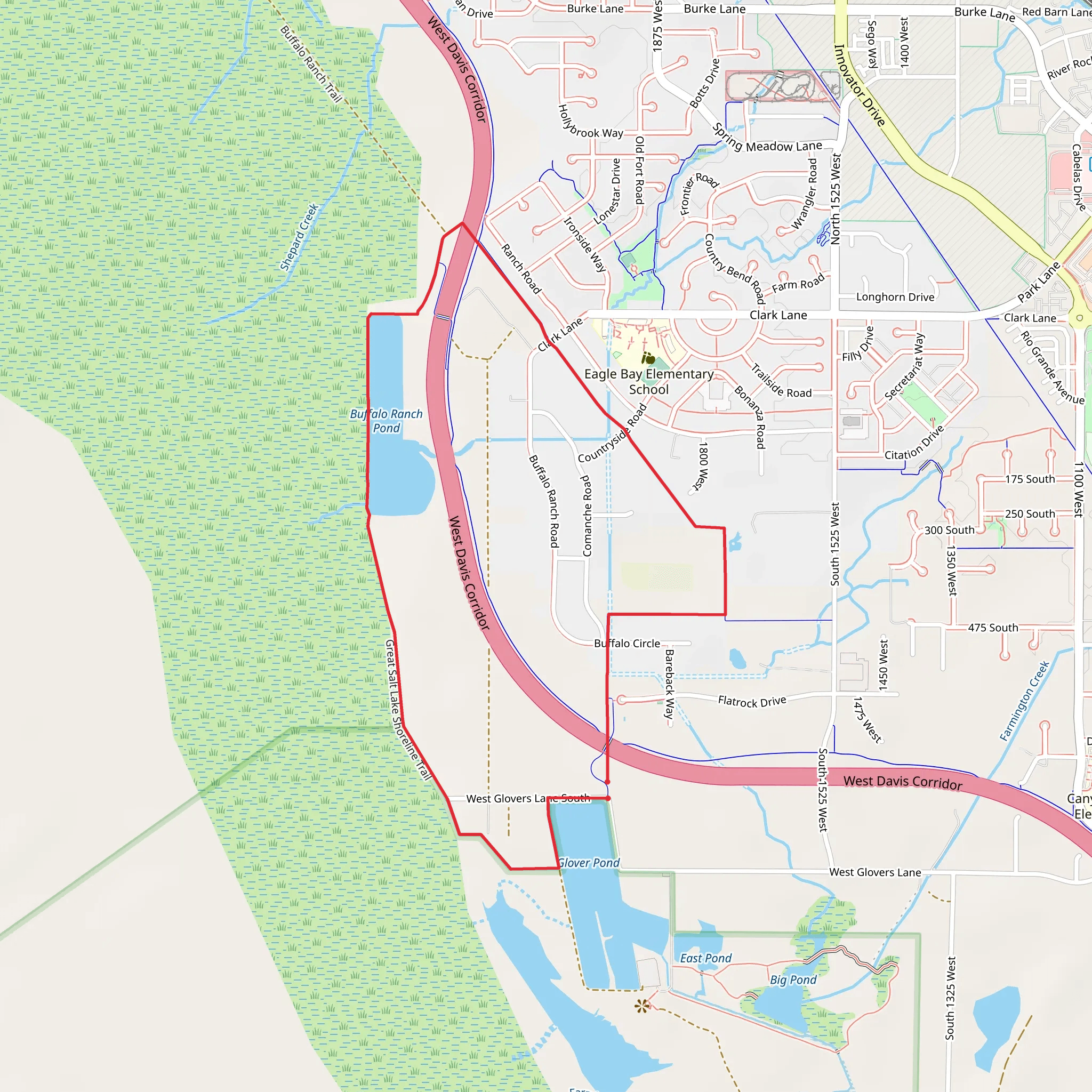 Farmington Loop mobile static map