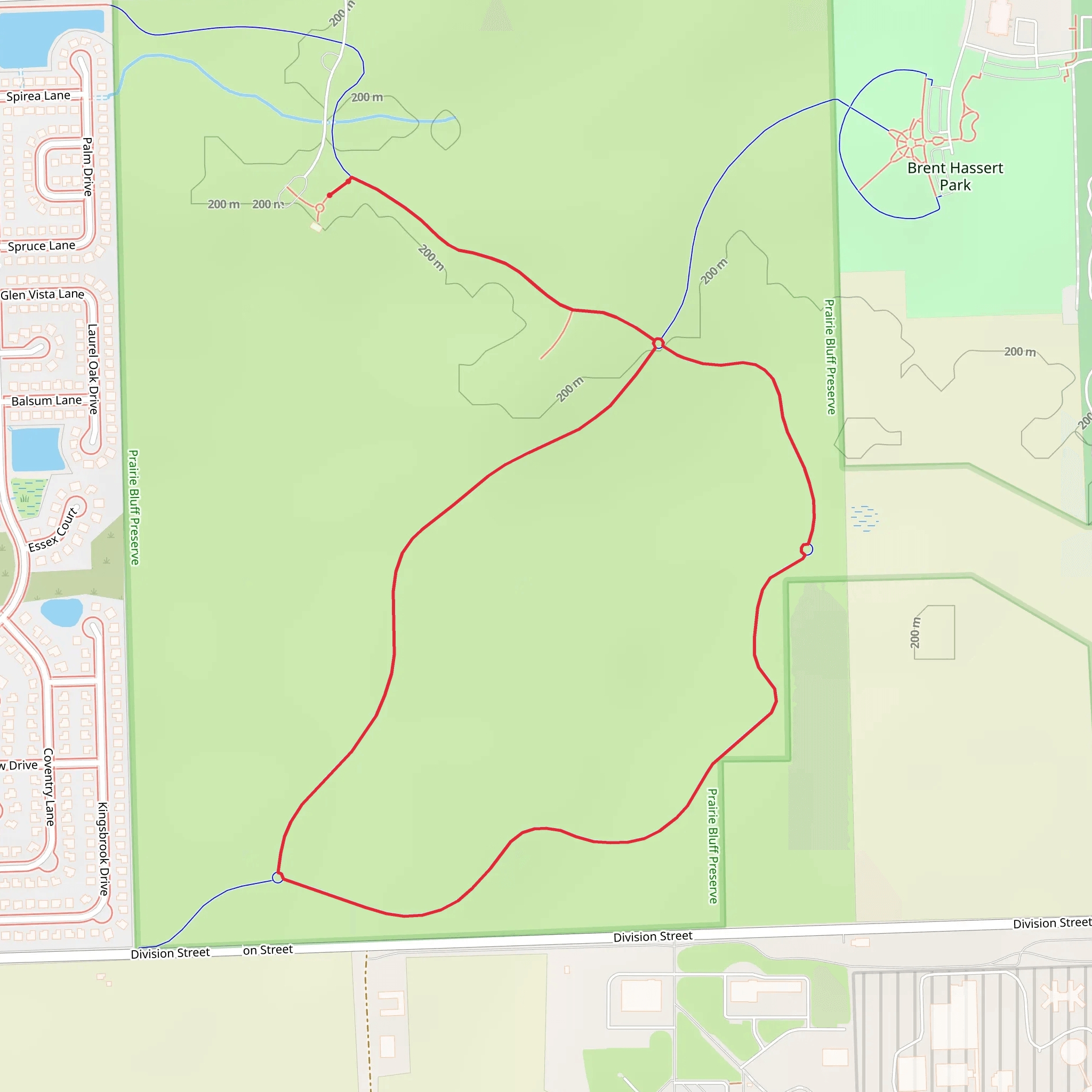 Division Street Loop mobile static map