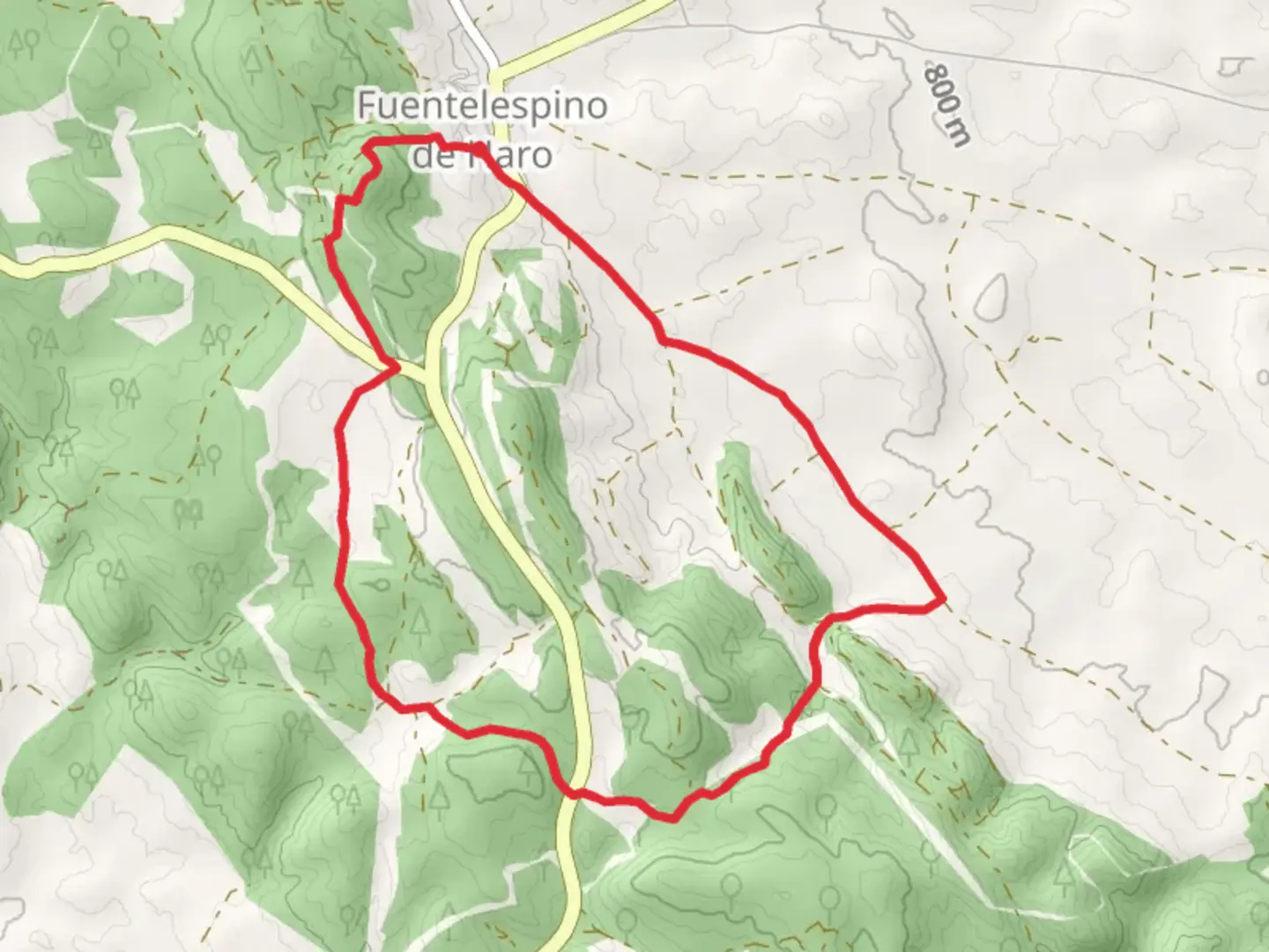 An image depicting the trail By Gelibert PR CU 60 and its surrounding area.