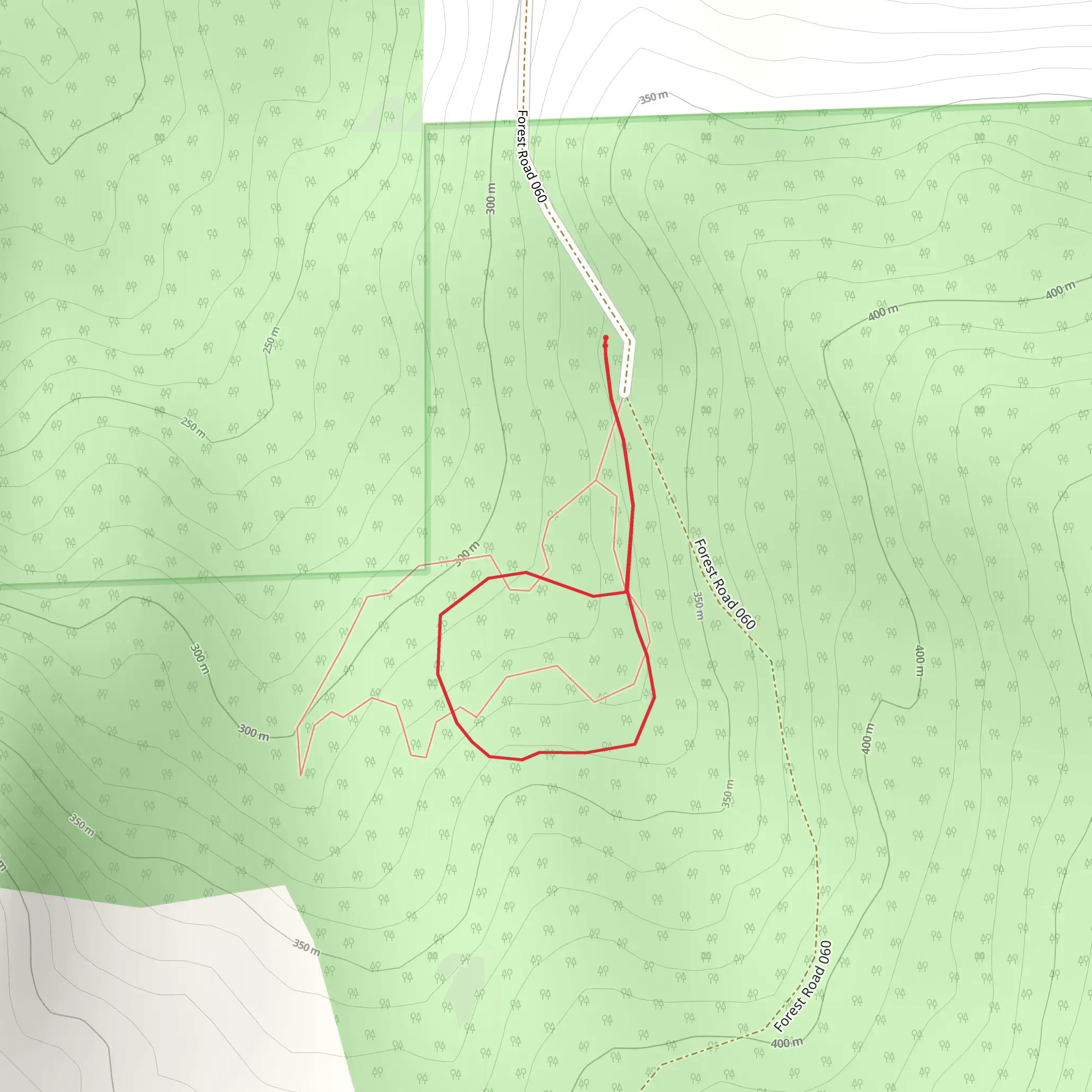 Frances Shrader Old Growth Trail mobile static map