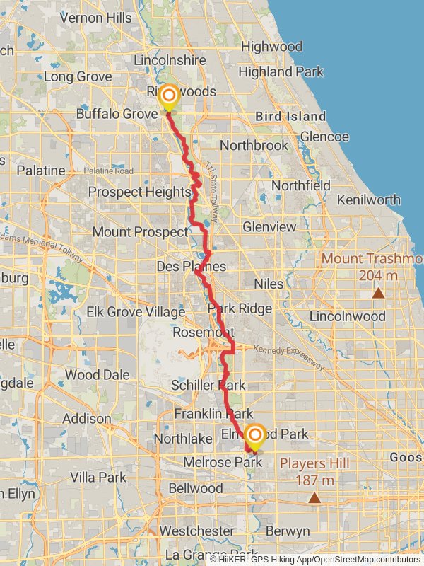 Des Plaines River Trail - Lake Cook Road