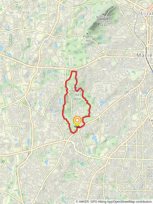 Kolb's Farm East, Cease Fire and West Loop Trail