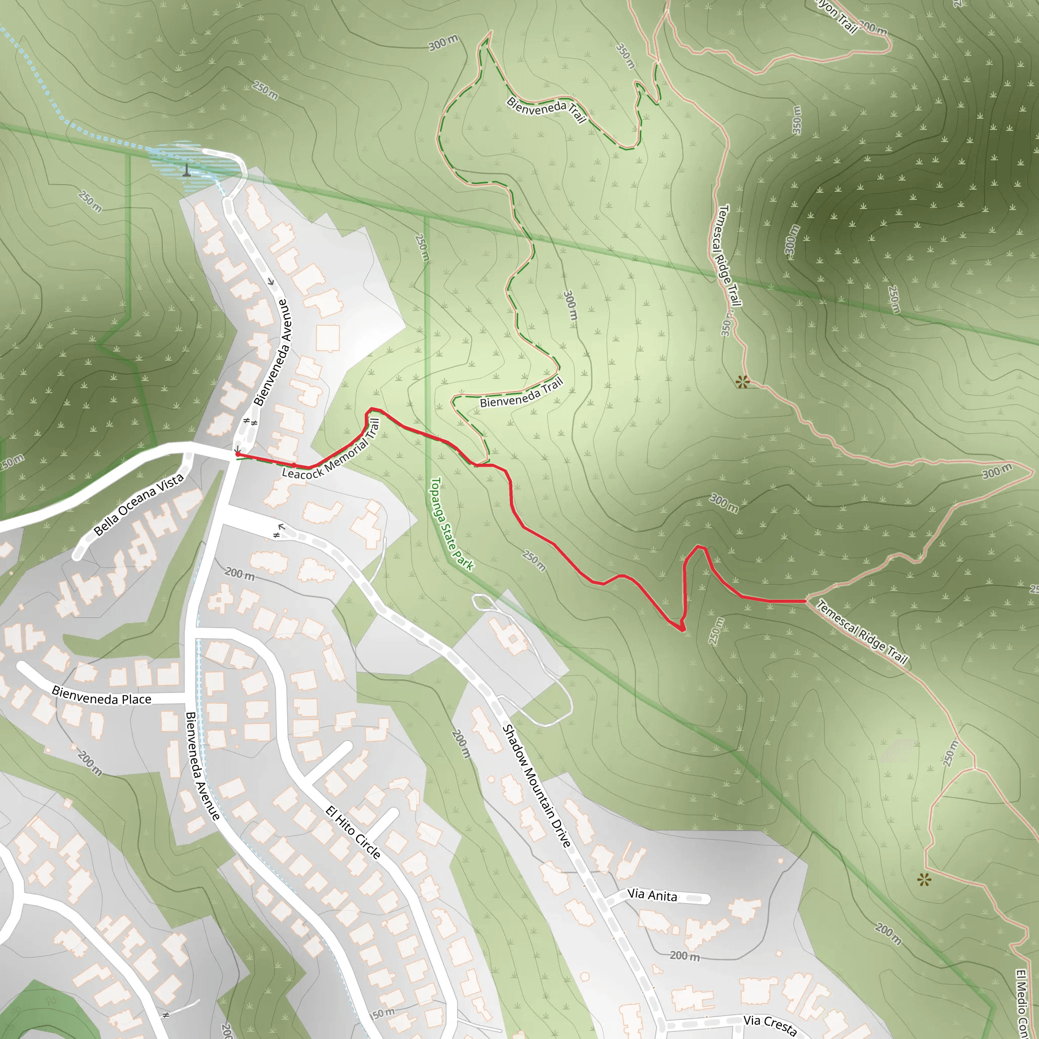 Leacock Memorial Trail mobile static map