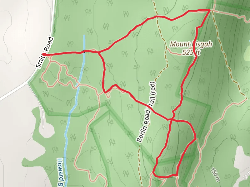 Mount Pisgah Loop via Mentzer Trail