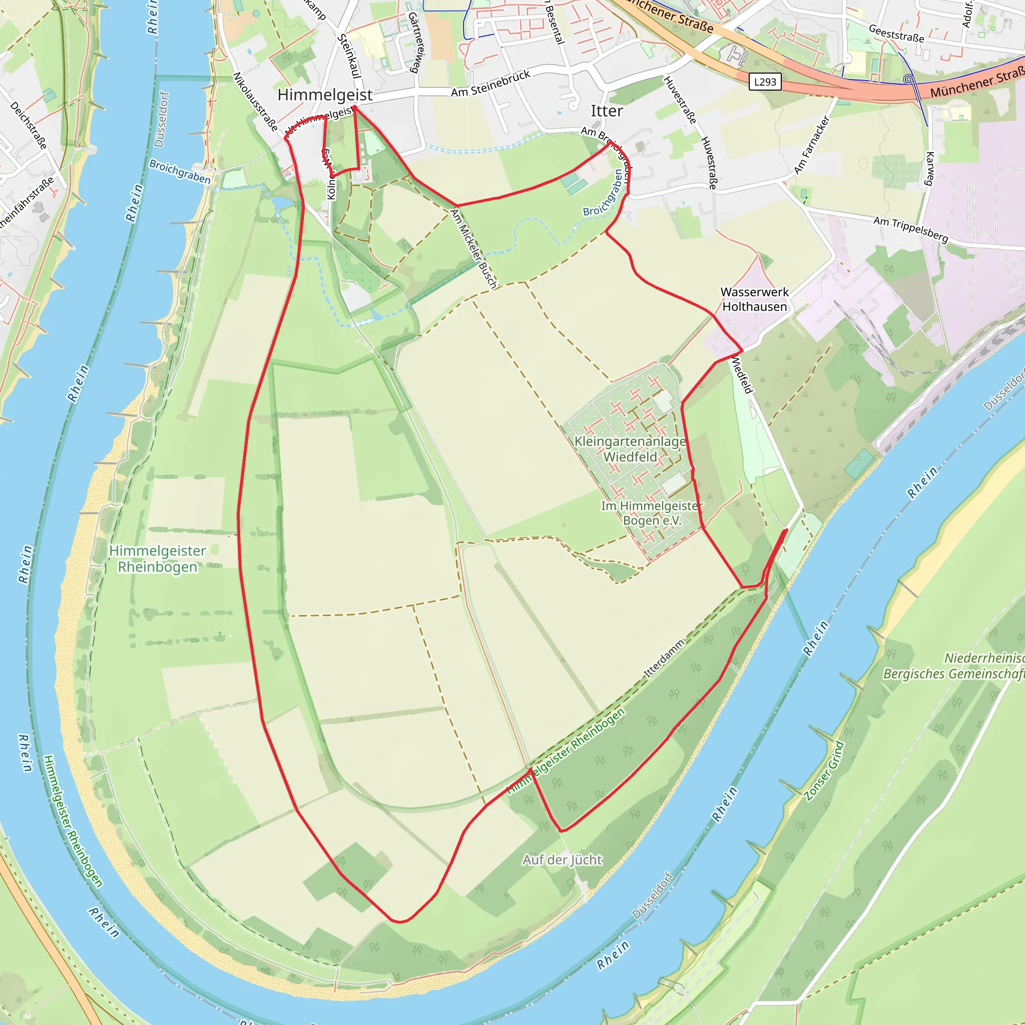 Wiedfeld Loop mobile static map