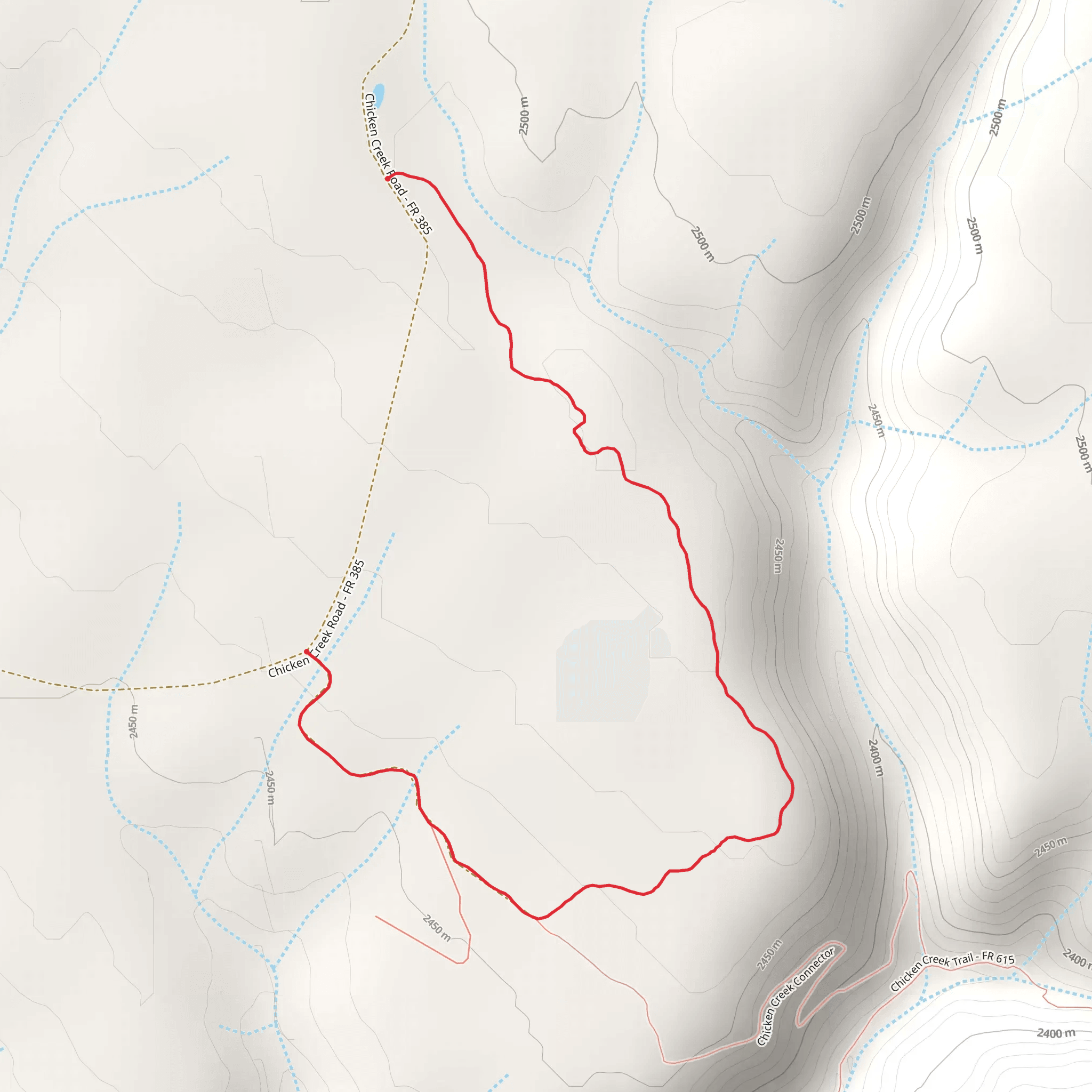Hamlin Trail mobile static map