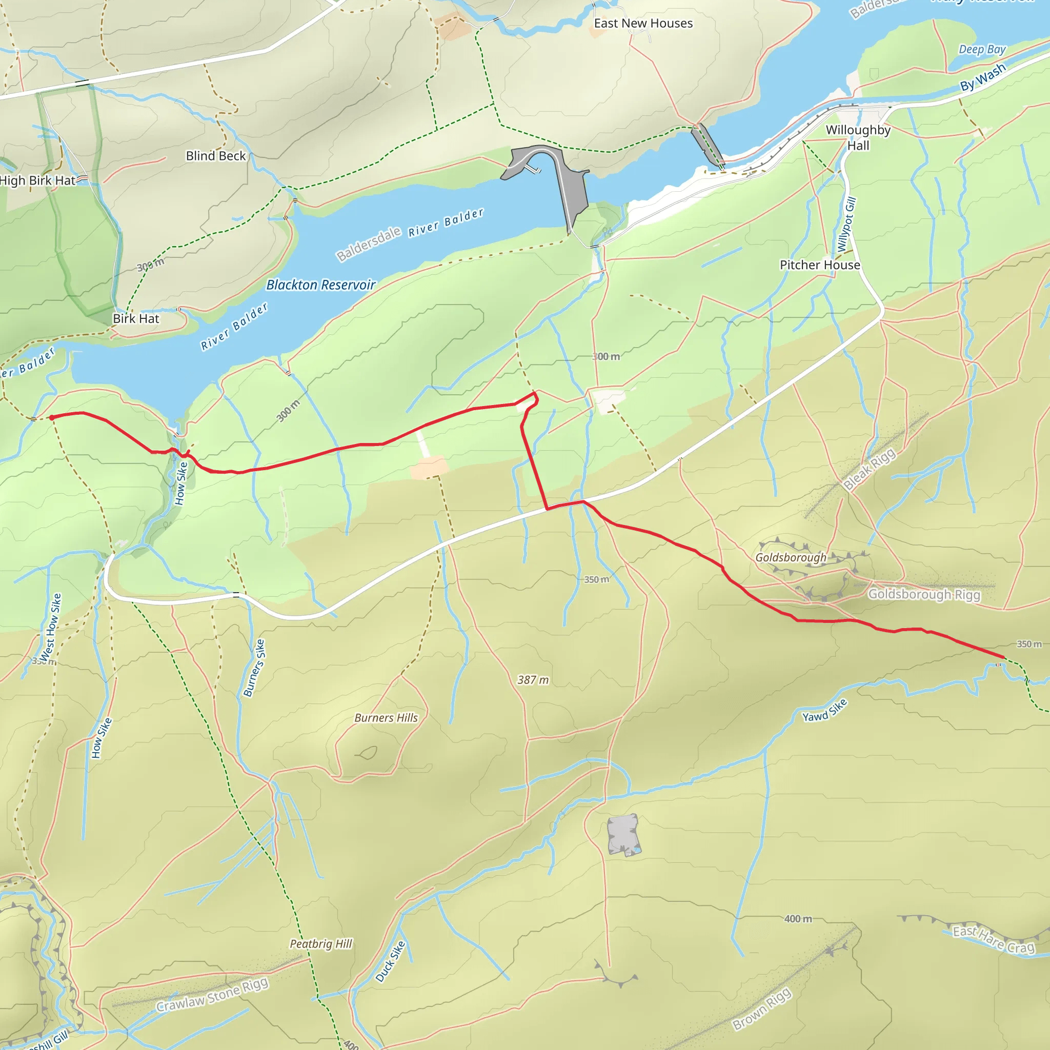 Goldsborough Carr mobile static map