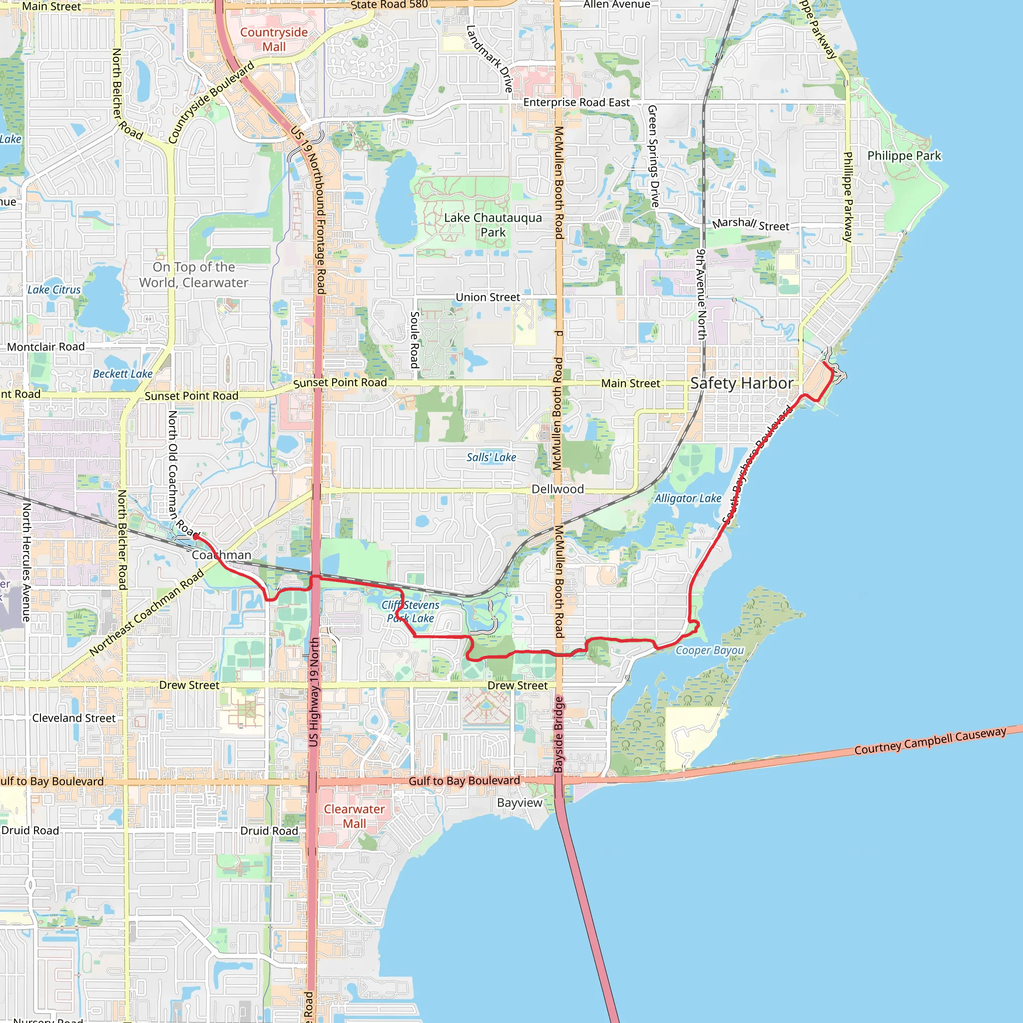 Ream Wilson Trail mobile static map