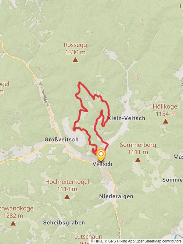 Veitsch - Magnesite Trail mobile static map