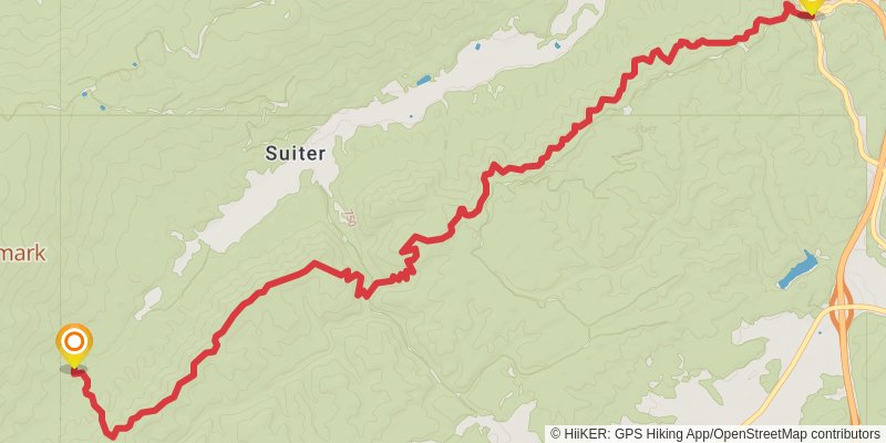 Appalachian Trail - Virginia stage 12 Map