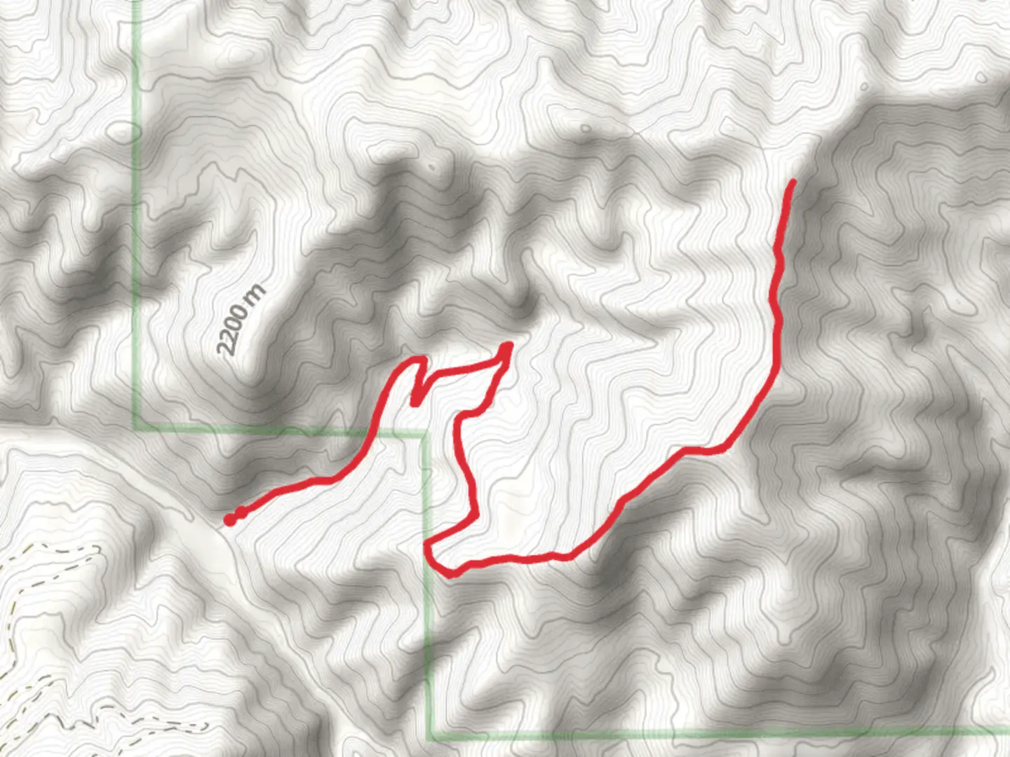 An image depicting the trail East Dam Creek Trail and its surrounding area.