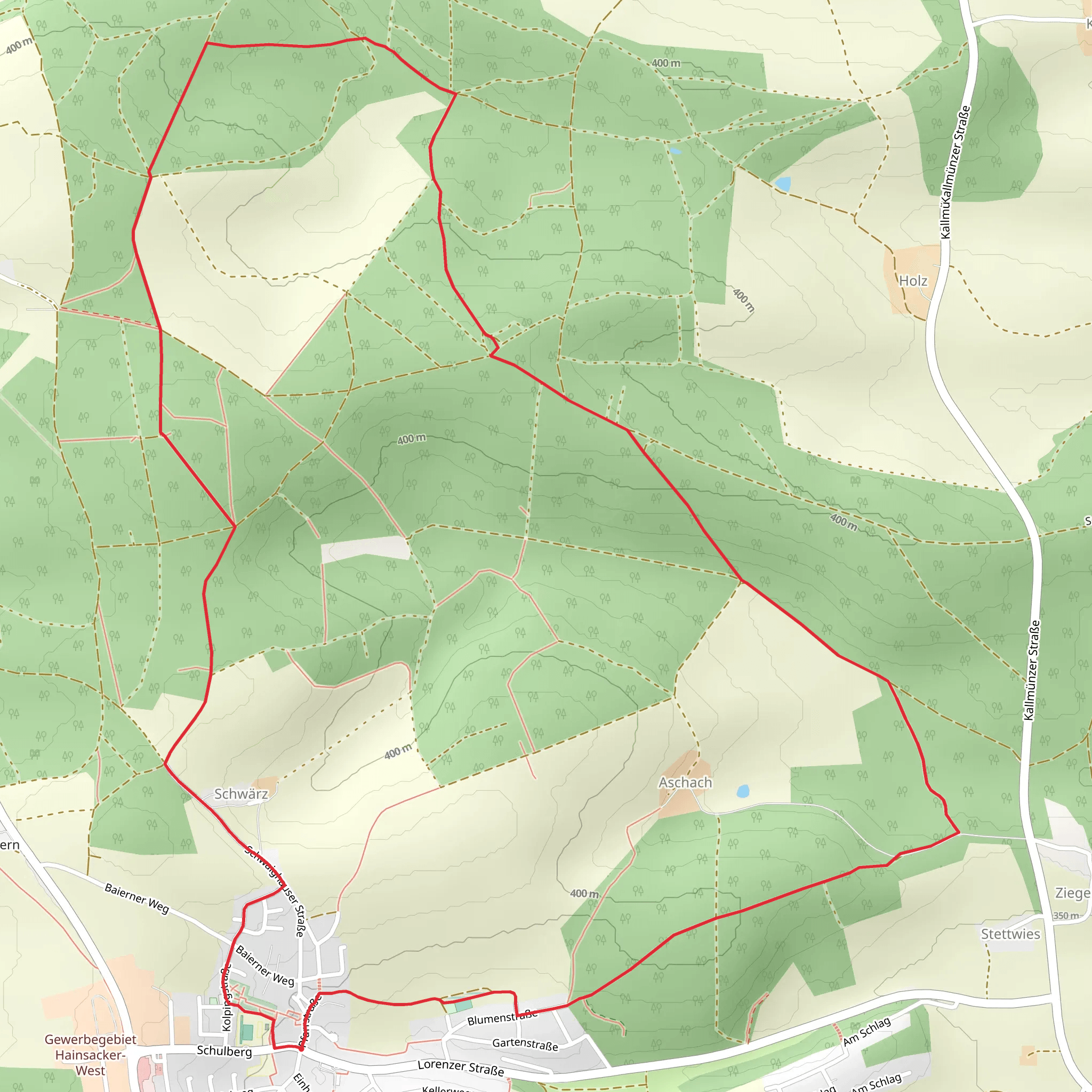 IVV - blau Loop mobile static map