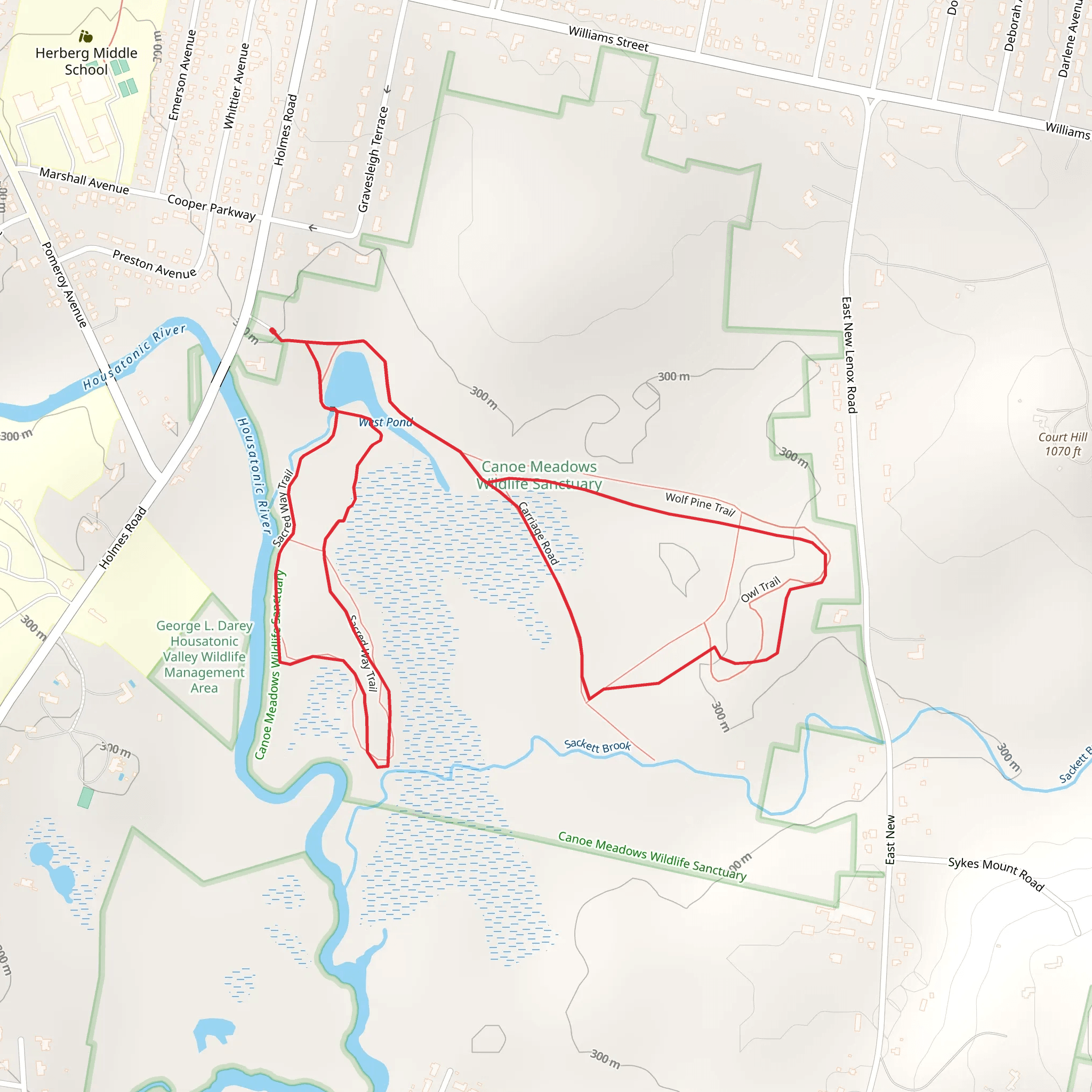 Owl - Wolf Pine and Sacred Way Loop mobile static map