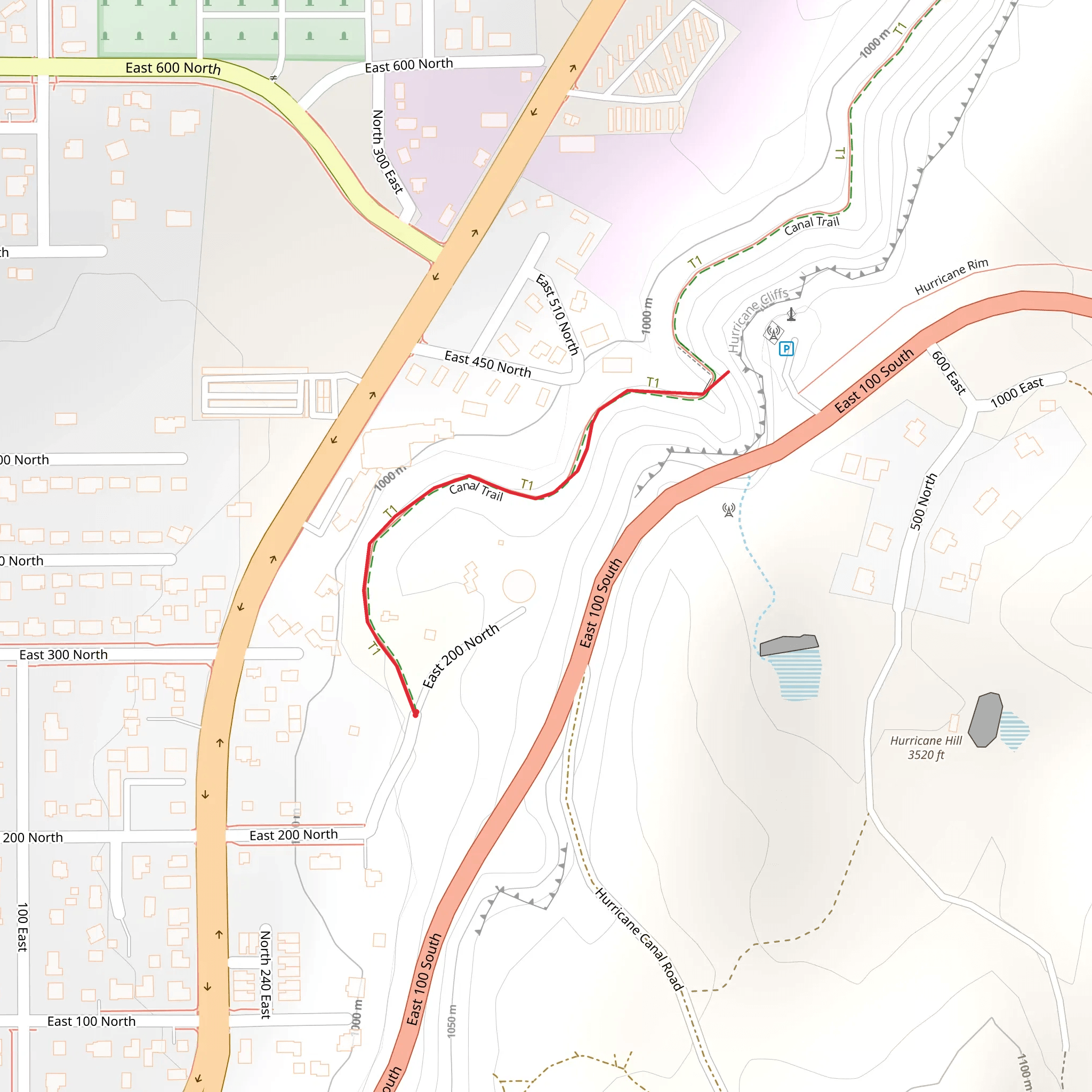 Bowery Trail mobile static map