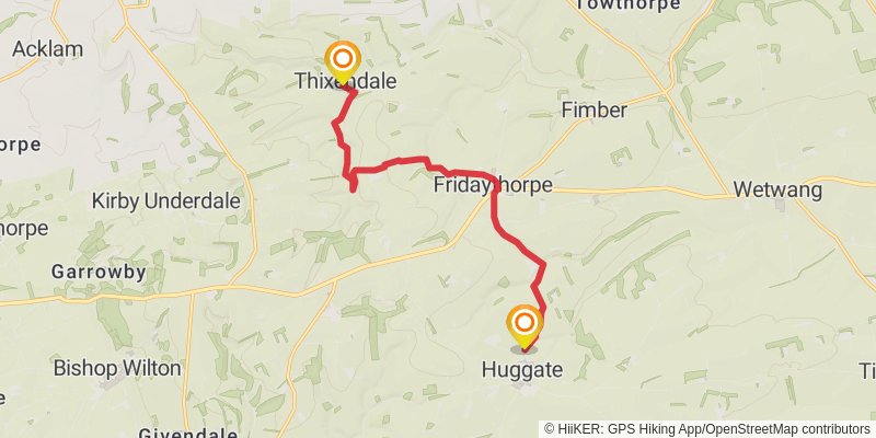 Middleton in Teesdale to Harwich Walk stage 15 Map