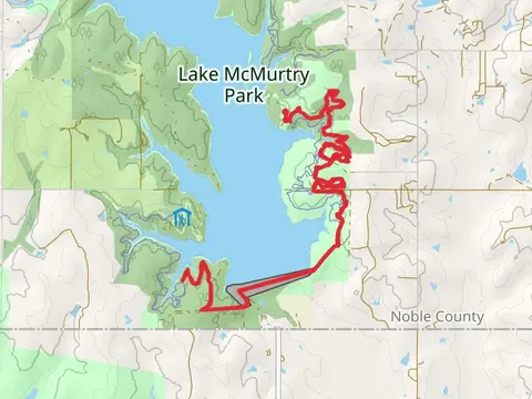 Stillwater Creek Reservoir - Red and Green Trail