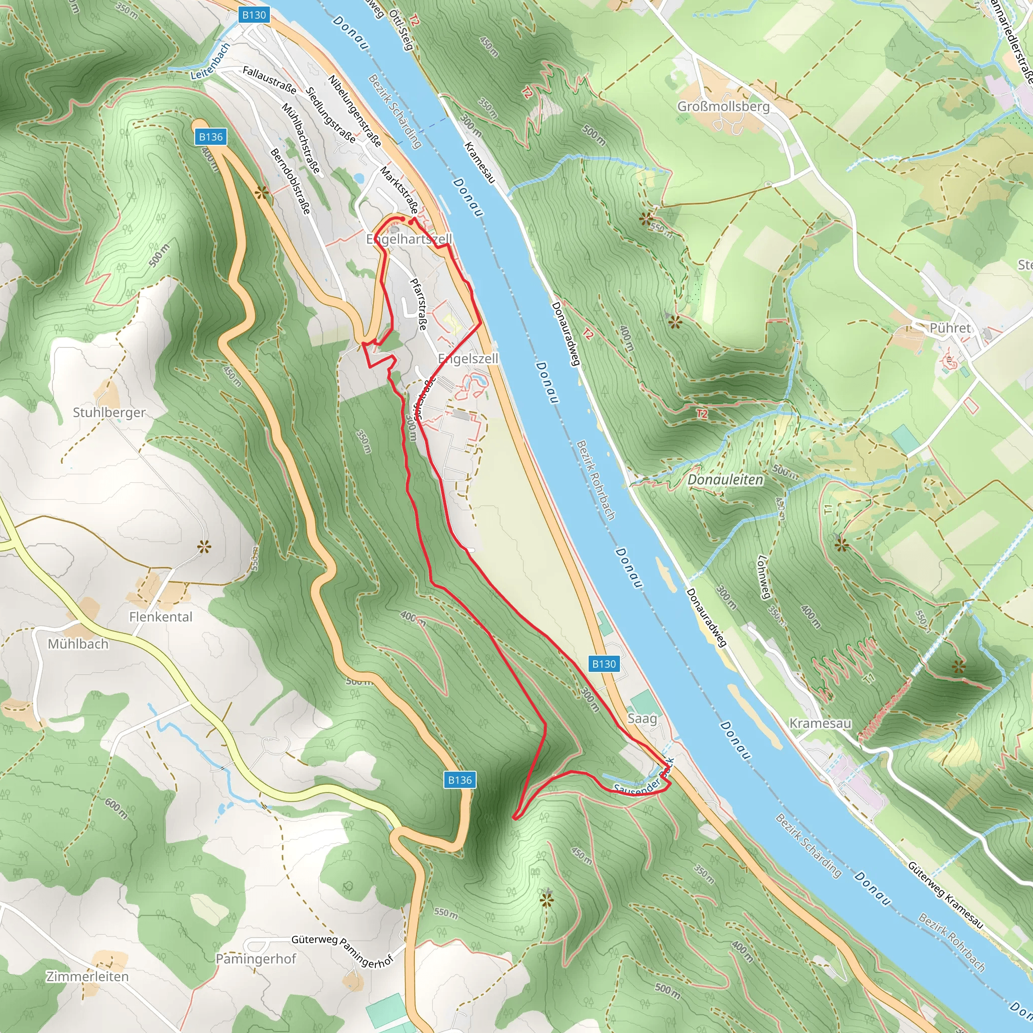 Prelates Loop Hike mobile static map