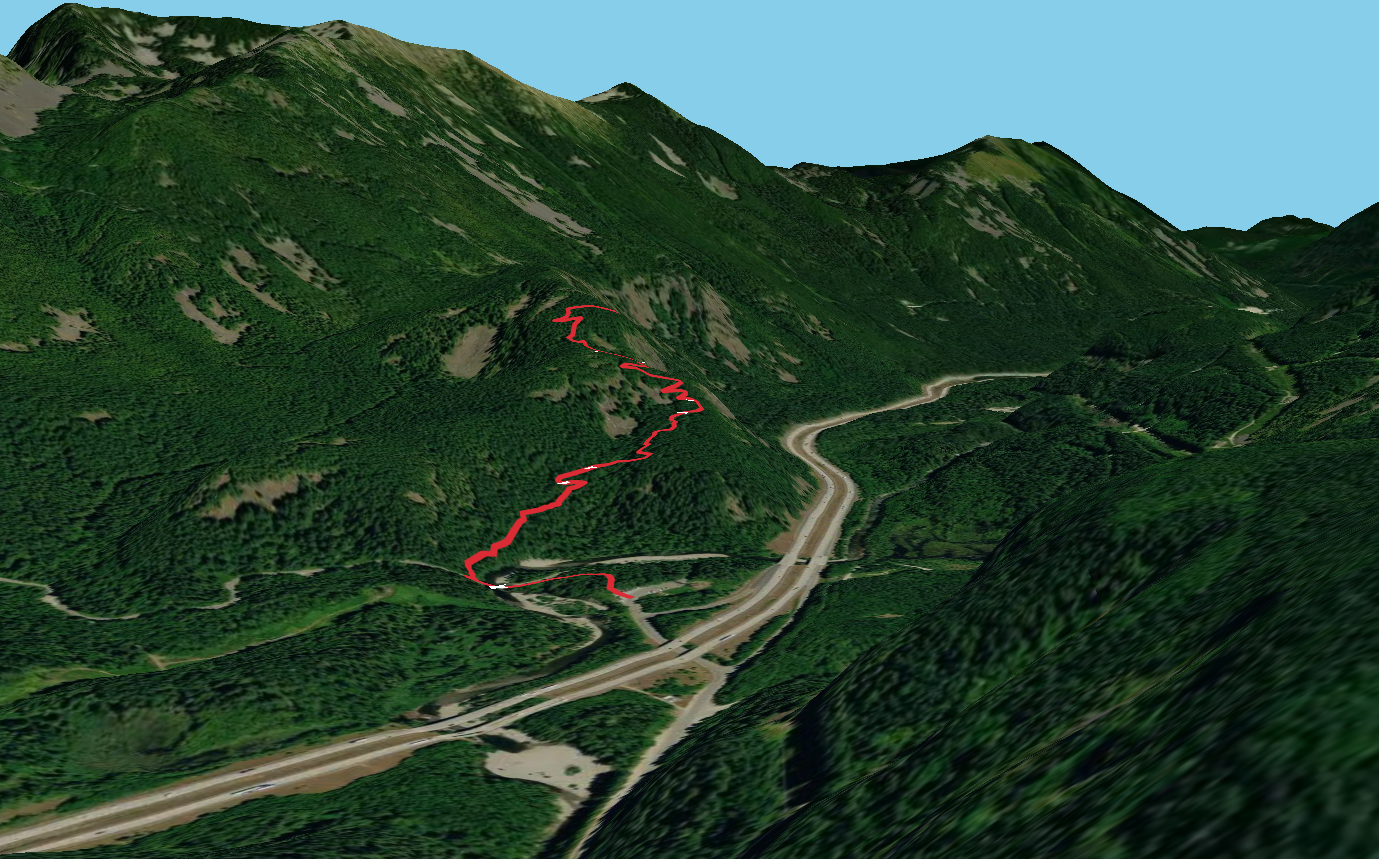 Winter Block and Squishy Bell via Dirty Harry's Peak Trail