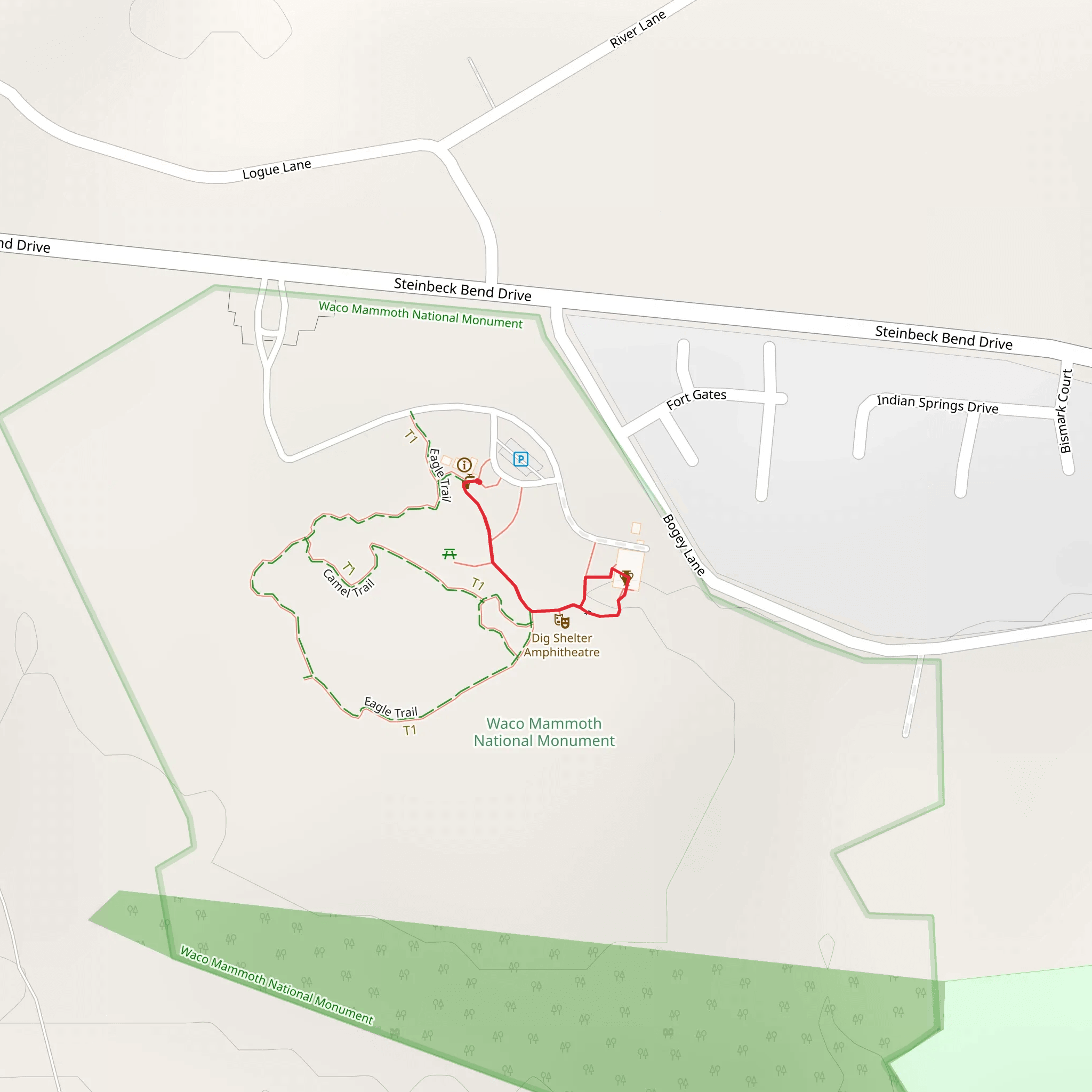 Bogey Lane mobile static map
