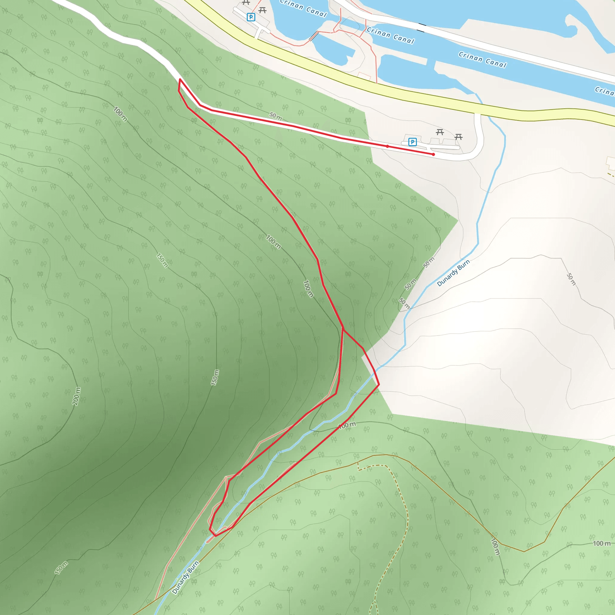 Near to Nature Trail mobile static map