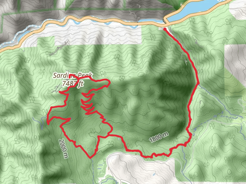 Sardine Peak Trail and Ogden Canyon Overlook Trail