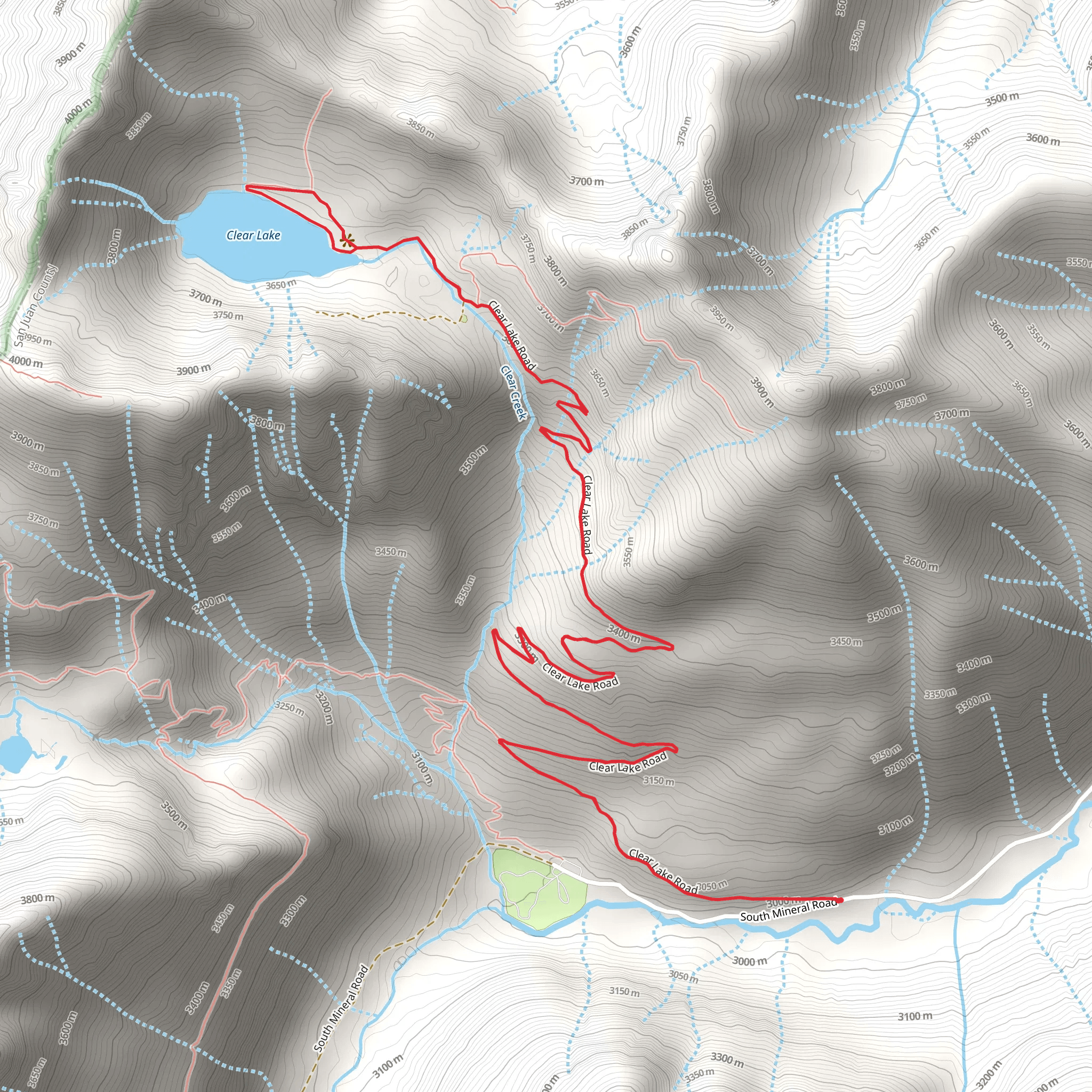 Clear Lake mobile static map