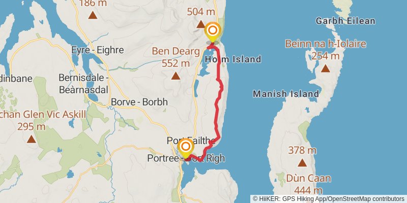 Skye Trail stage 3 Map