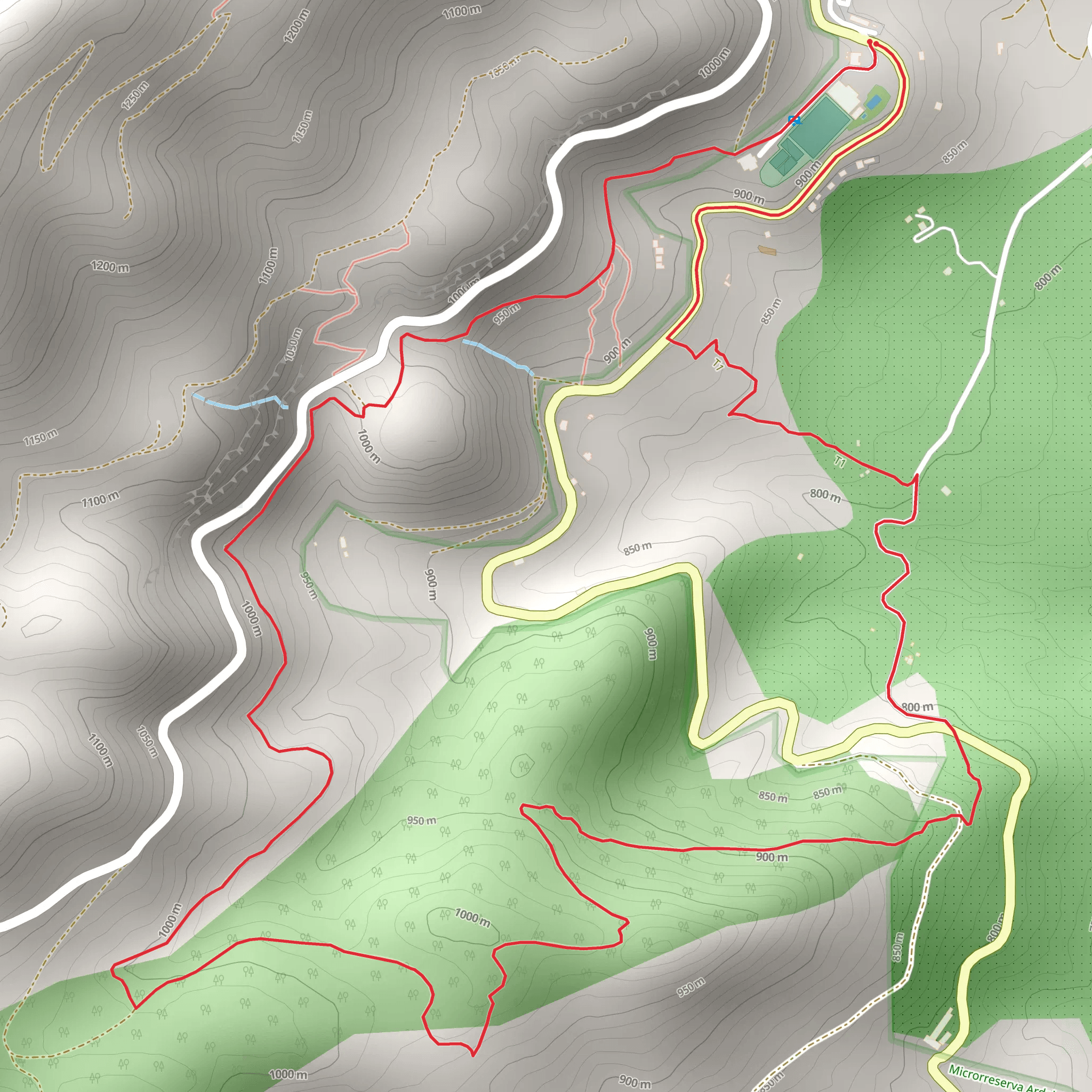 Circular of the Fuensanta mobile static map