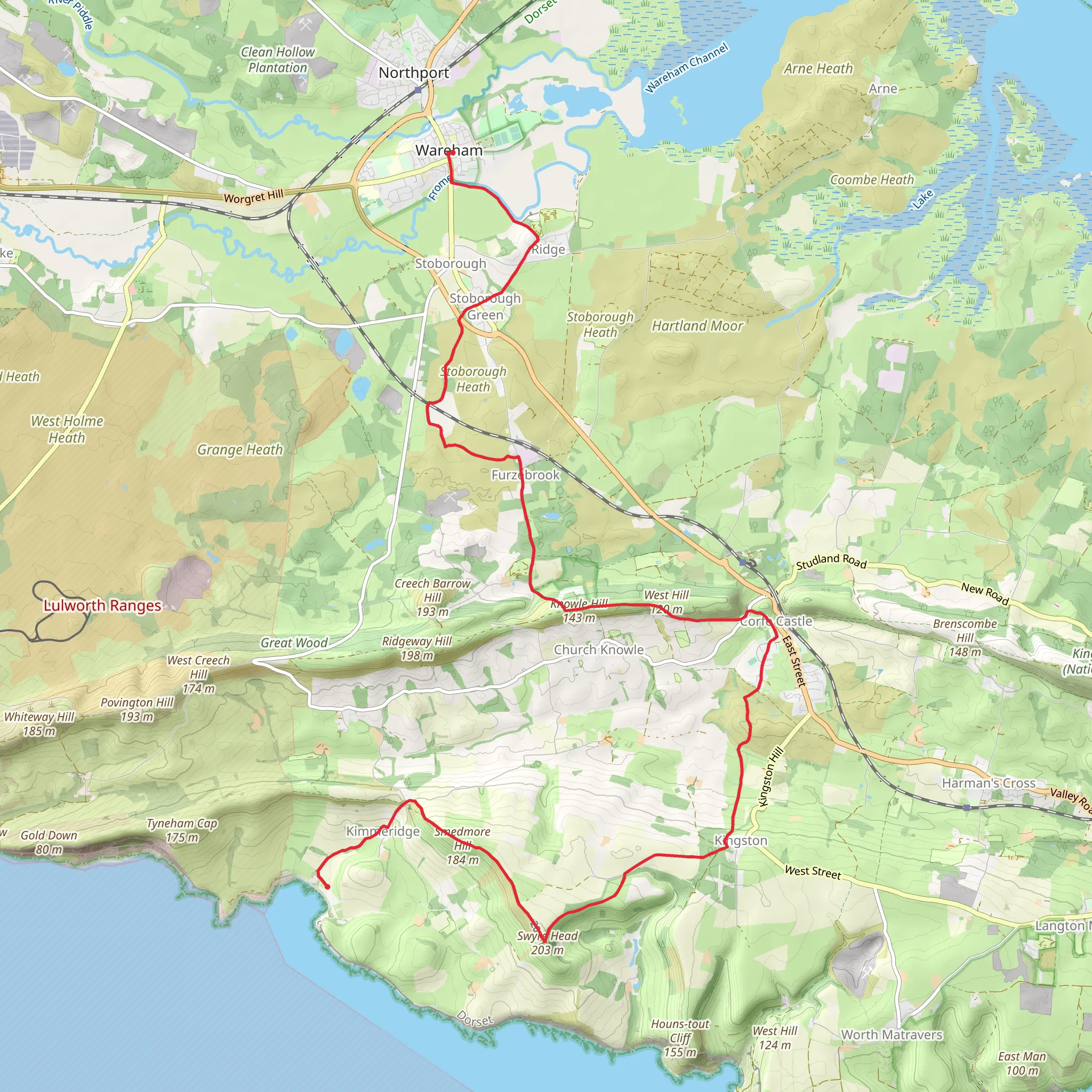The Hardy Way mobile static map