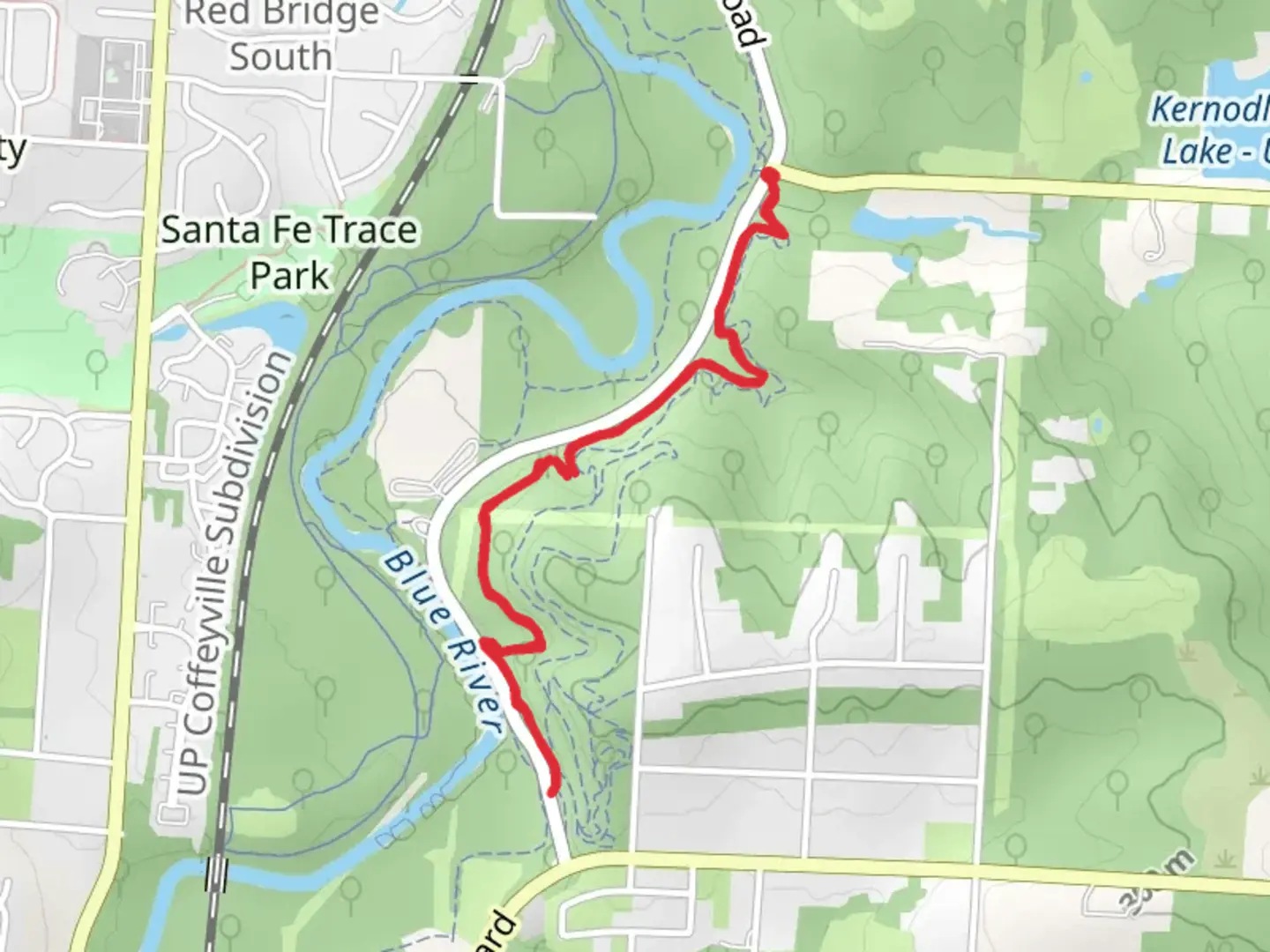 An image depicting the trail Basement Walk and its surrounding area.