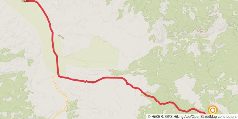 American Discovery Trail - Utah stage 37 Map