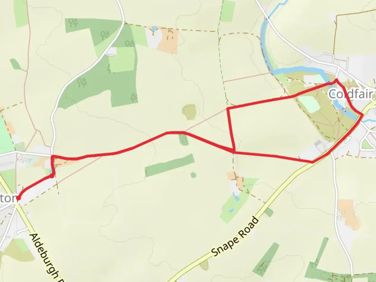 An image depicting the trail Knodishal Common Loop and its surrounding area.