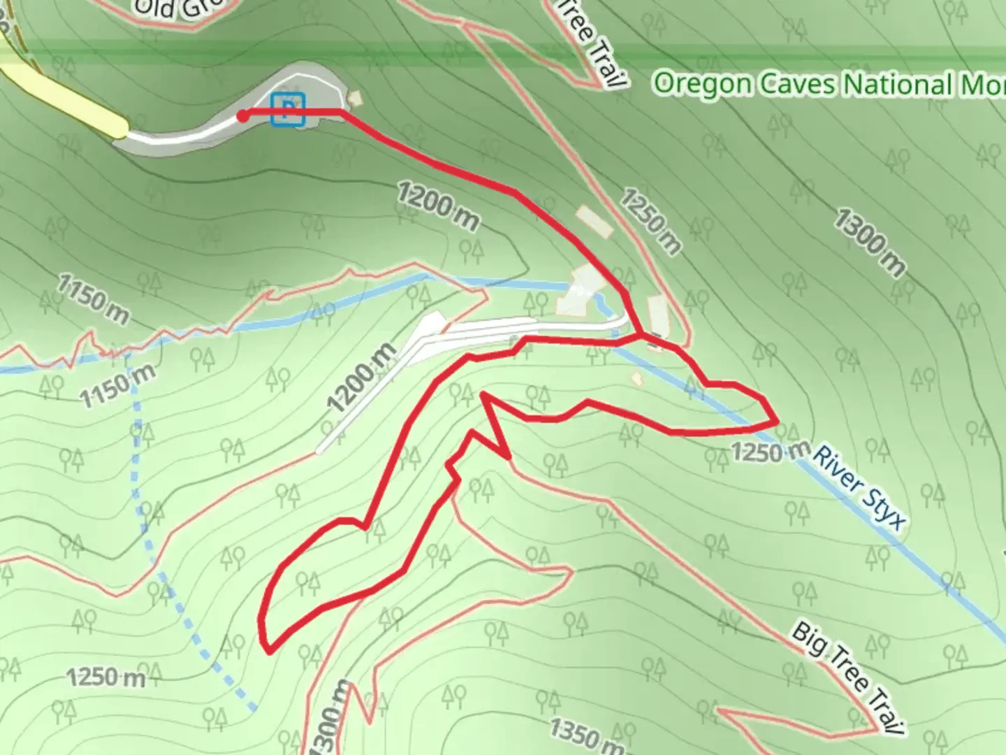 An image depicting the trail Cliff Nature Loop Trail and its surrounding area.