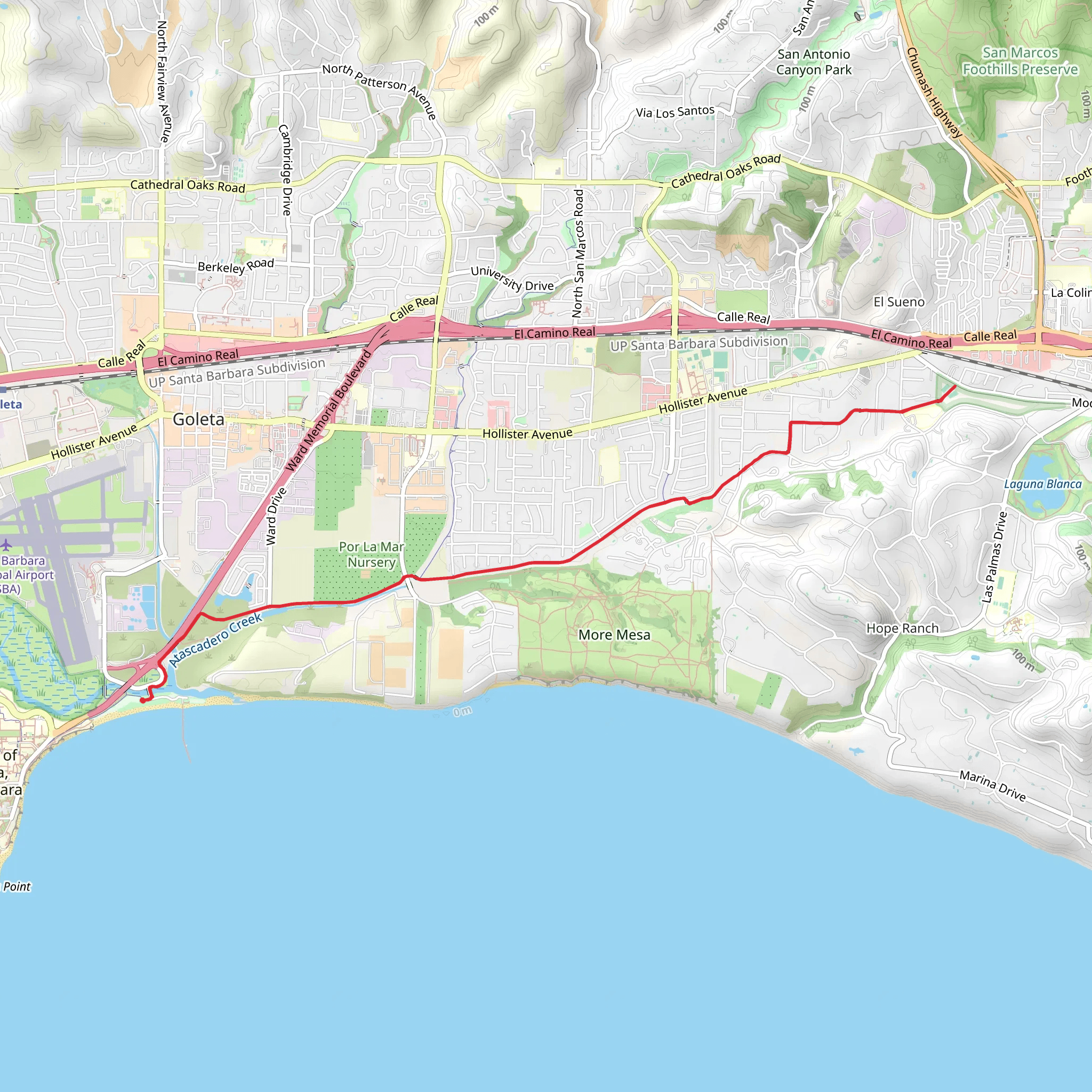 Obern Trail mobile static map