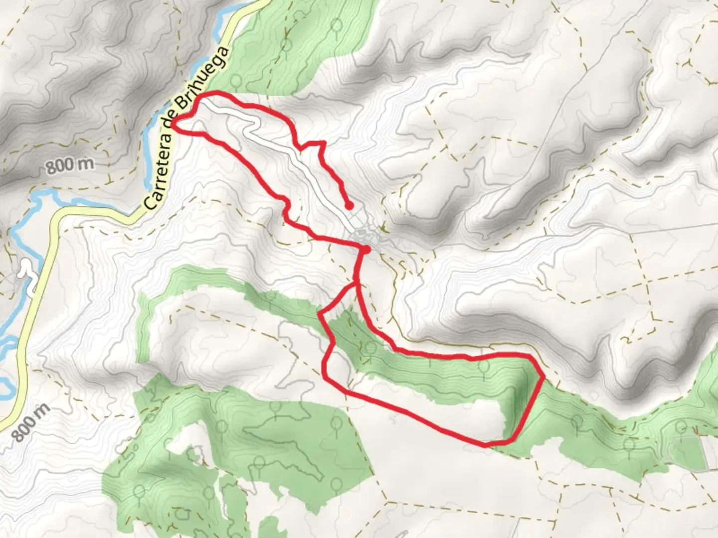 An image depicting the trail La Vega and the Alcarria Romanqueña PR GU 10 and its surrounding area.