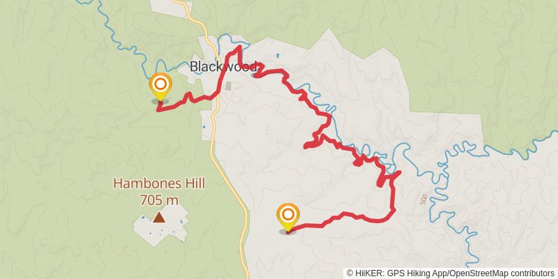 Great Dividing Trail - Lerderderg Track stage 3 Map
