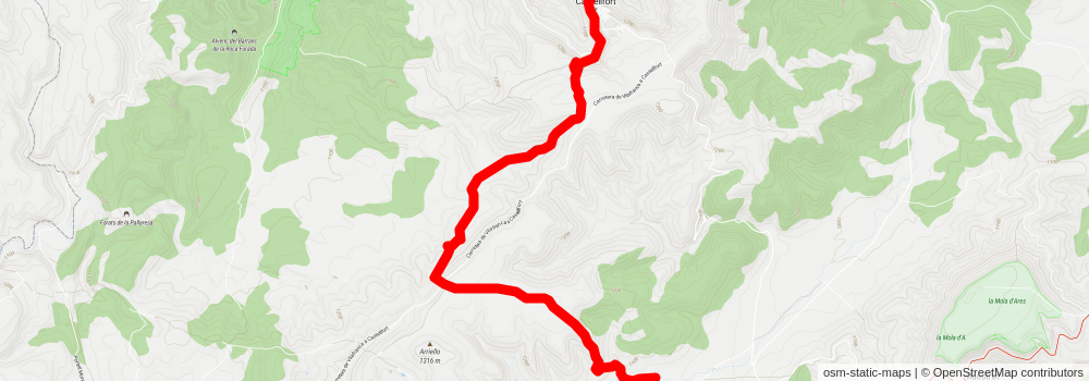 Path of the Hermitages PR CV 407 stage 2 Map