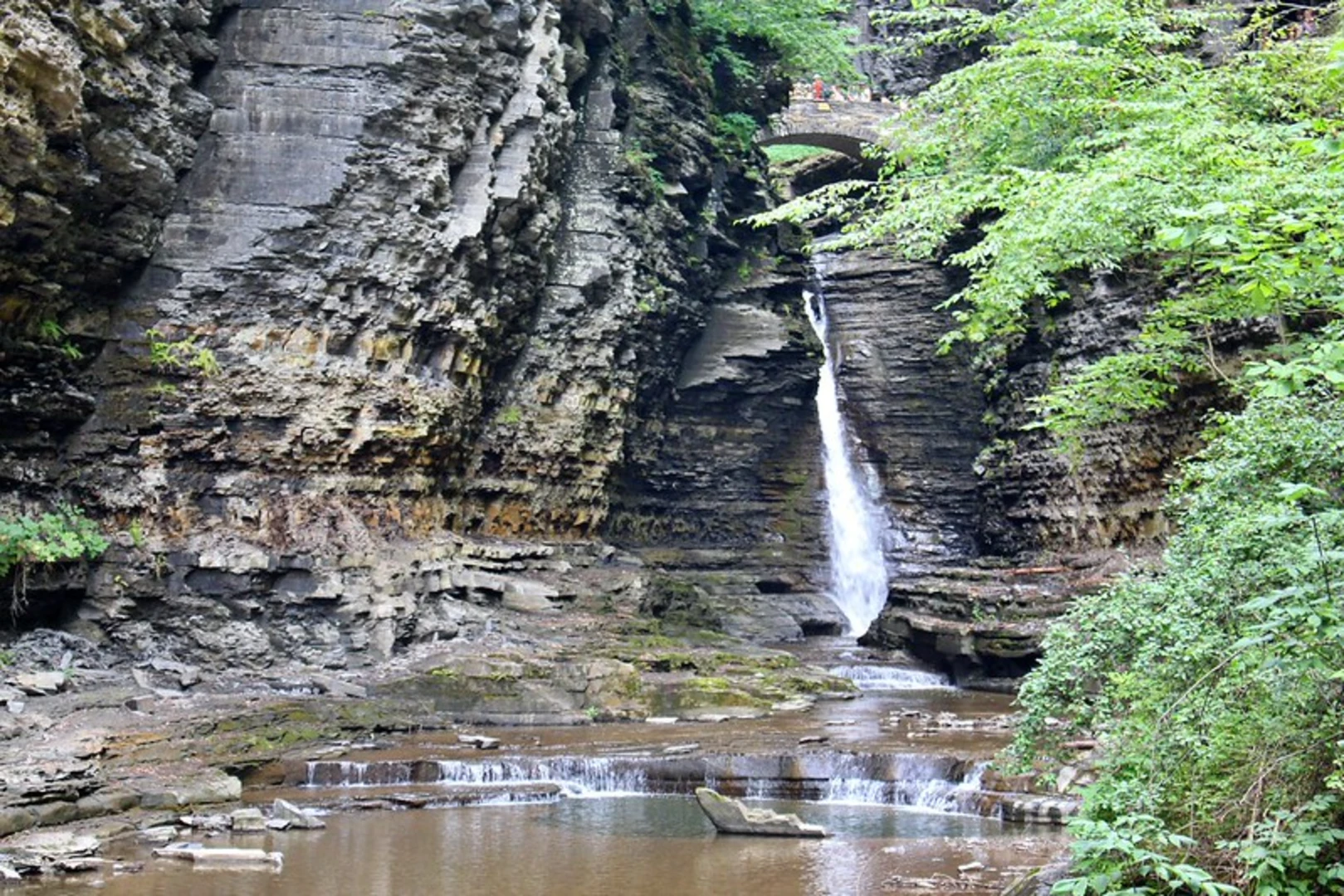 An image depicting the trail Glen Creek and Gorge Loop Trail and its surrounding area.