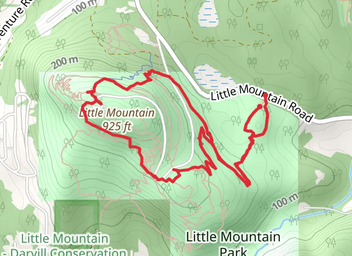 Little Mountain 16.6 miles mobile static map