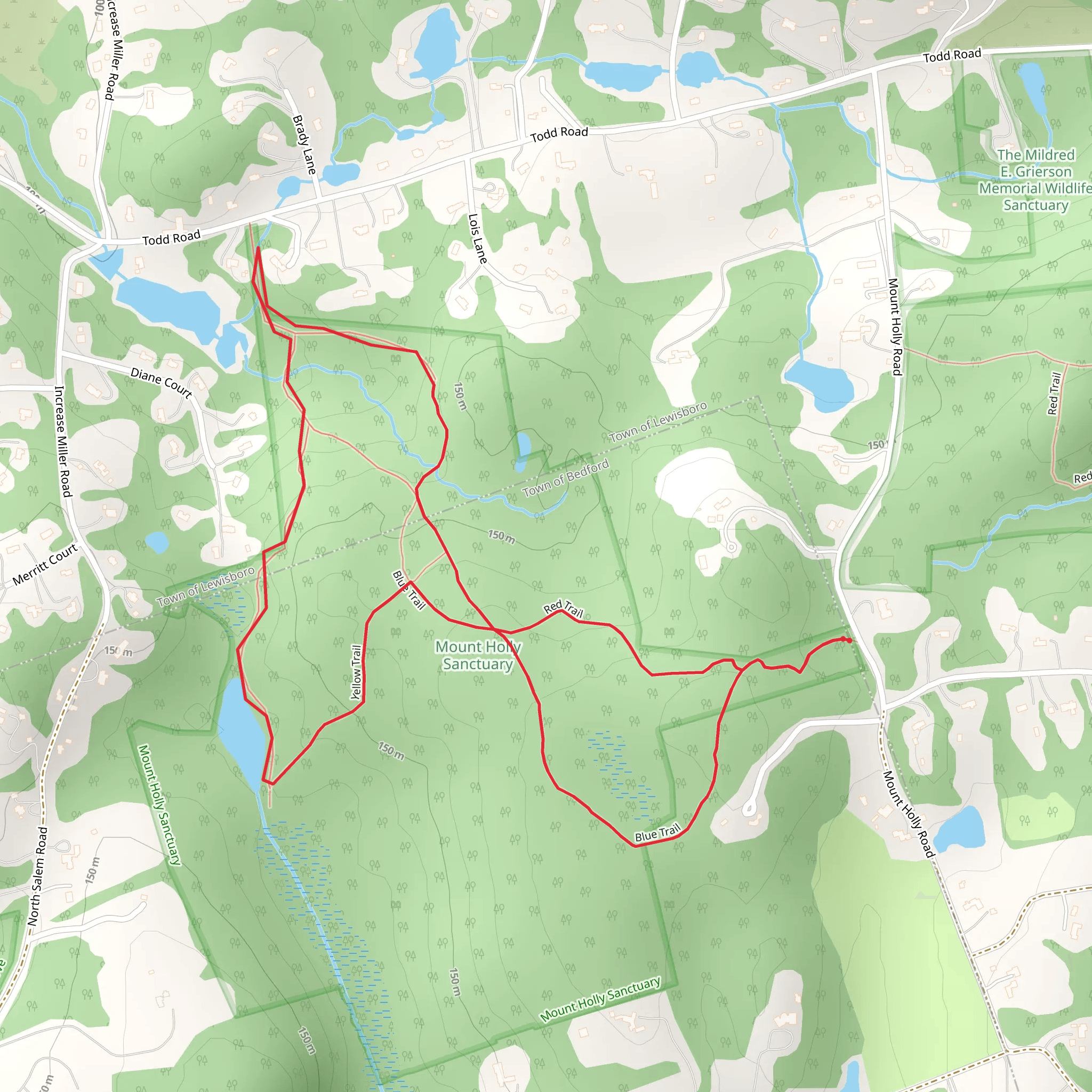 Lake Katonah from Holly Road mobile static map