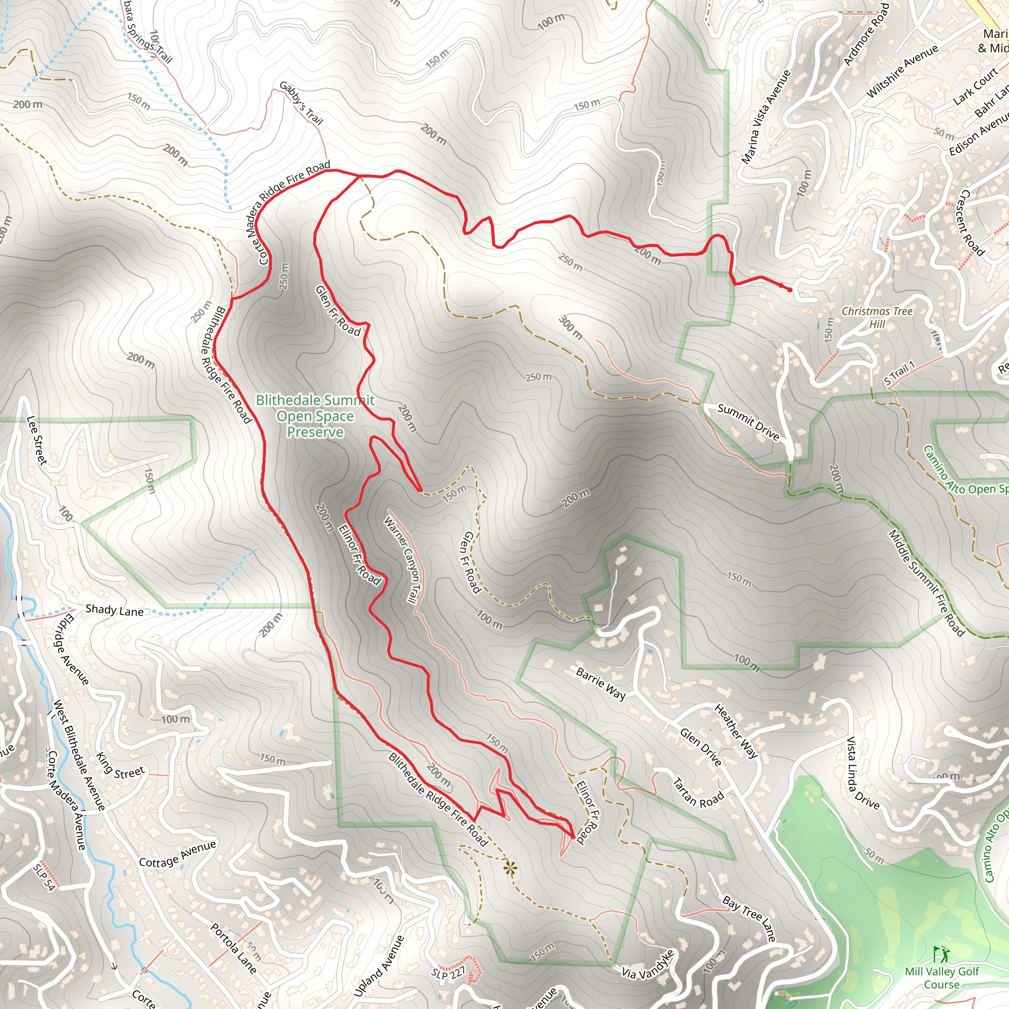 Huckleberry, Maytag Loop Trail mobile static map