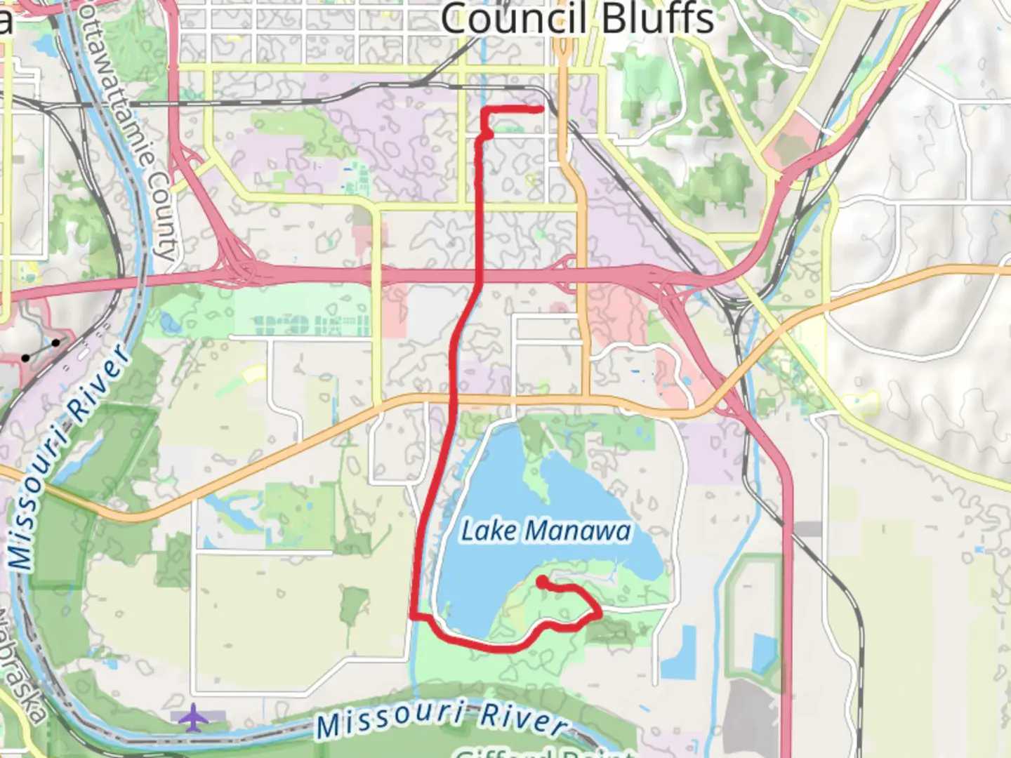 An image depicting the trail Indian Creek Trail and its surrounding area.