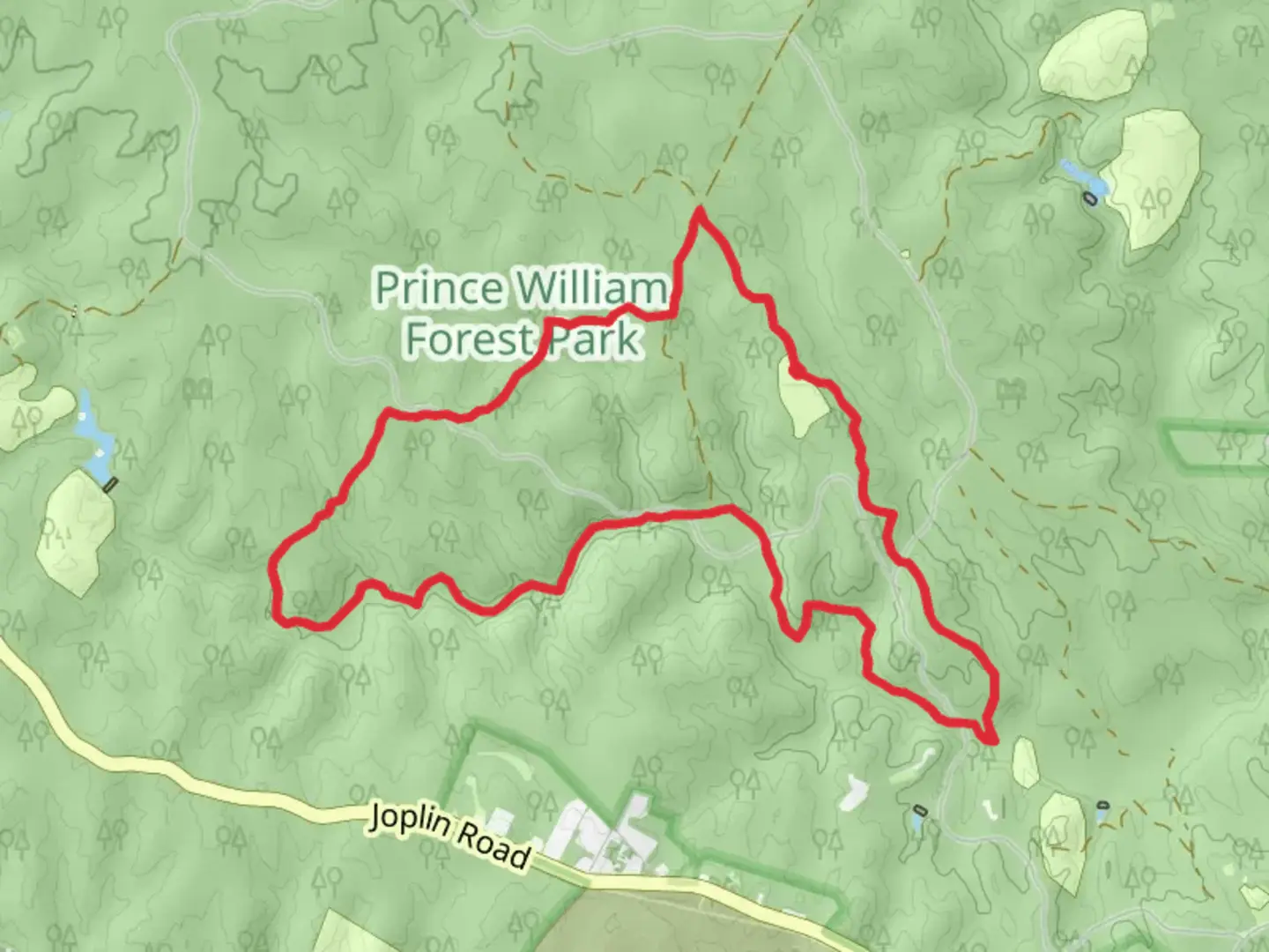 An image depicting the trail High Meadows, South Valley and Turkey Run Ridge Loop Trail and its surrounding area.