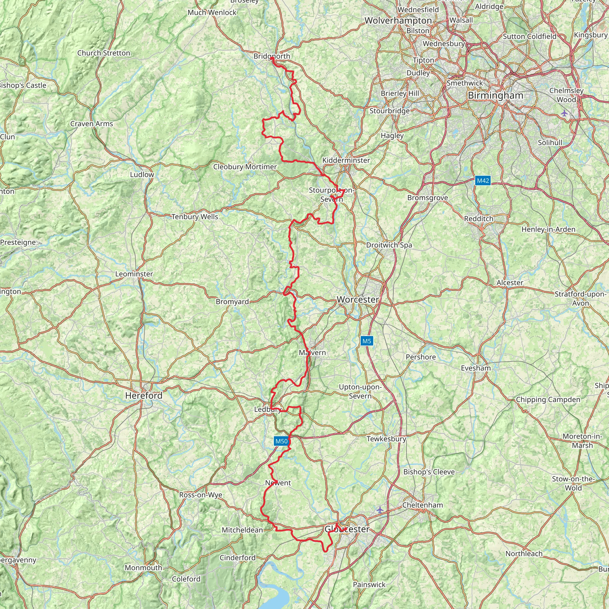 Geopark Way mobile static map