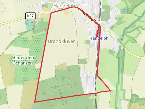 Handeloh Loop via Planetenlehrpfad Handeloh