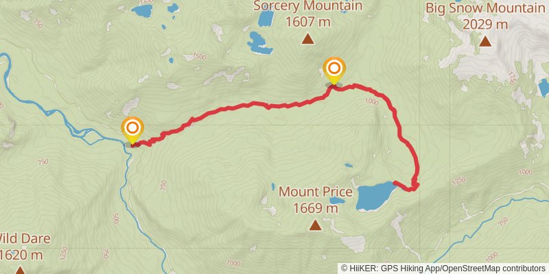 Hester Lake Trail stage 2 Map