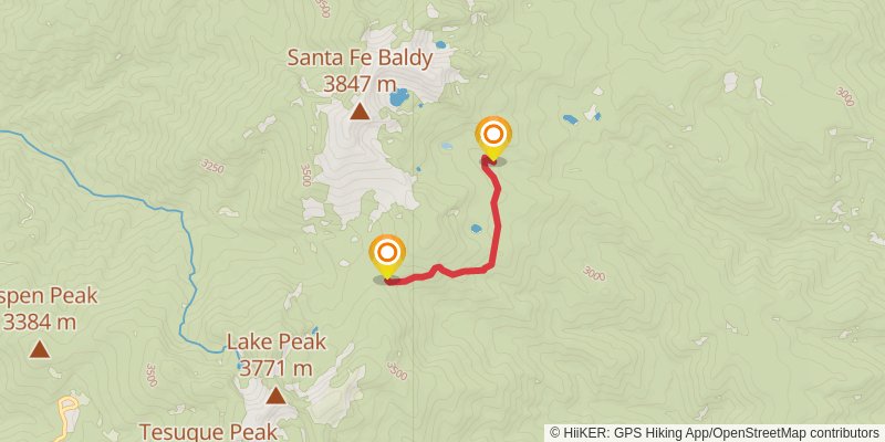 Skyline Trail alt 1 Map
