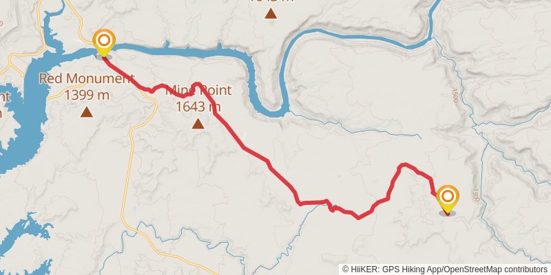 American Discovery Trail - Utah stage 24 Map